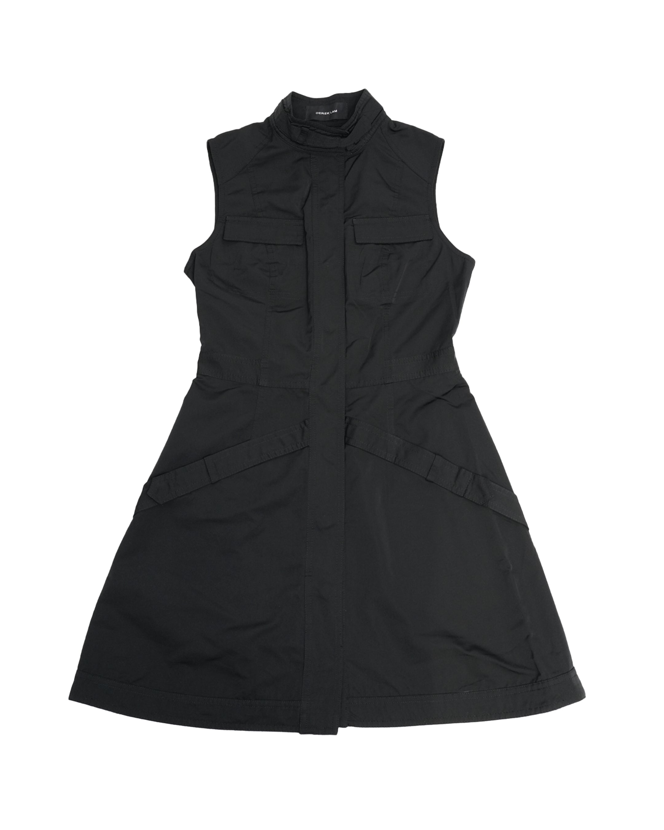 DEREK LAM - DEREK LAM ノーカラージャケット 40(M位) 紺x黒x白(ミックス) 【古着】【中古】 Derek Lam 10 Crosby Keith Utility Denim Jacket | Saks Fifth