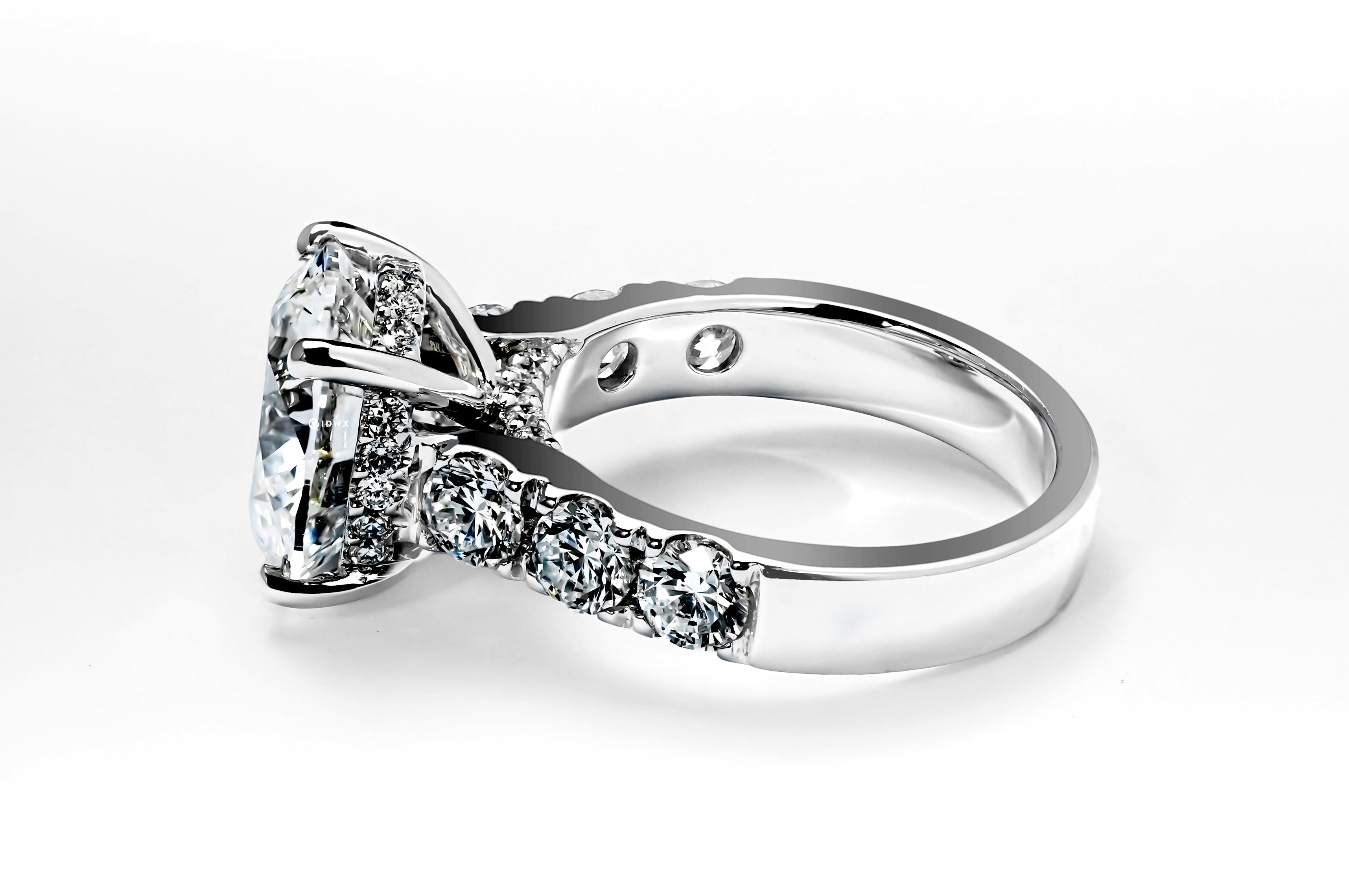 5CT ROUND BRILLIANT WITH SIDE DIAMOND RING (2023)