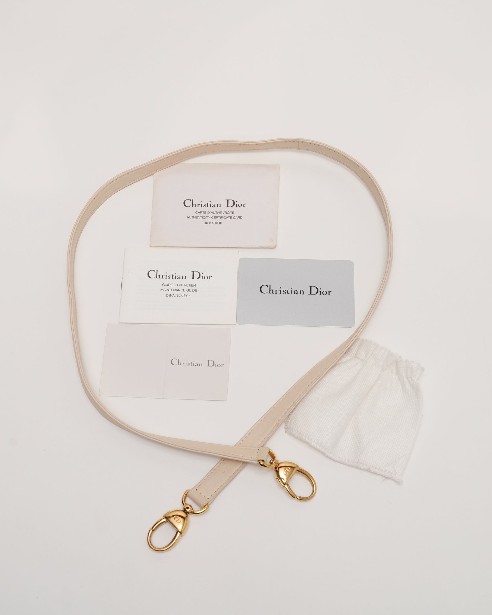 LADY MEDIUM OFF-WHITE GOLD HARDWARE