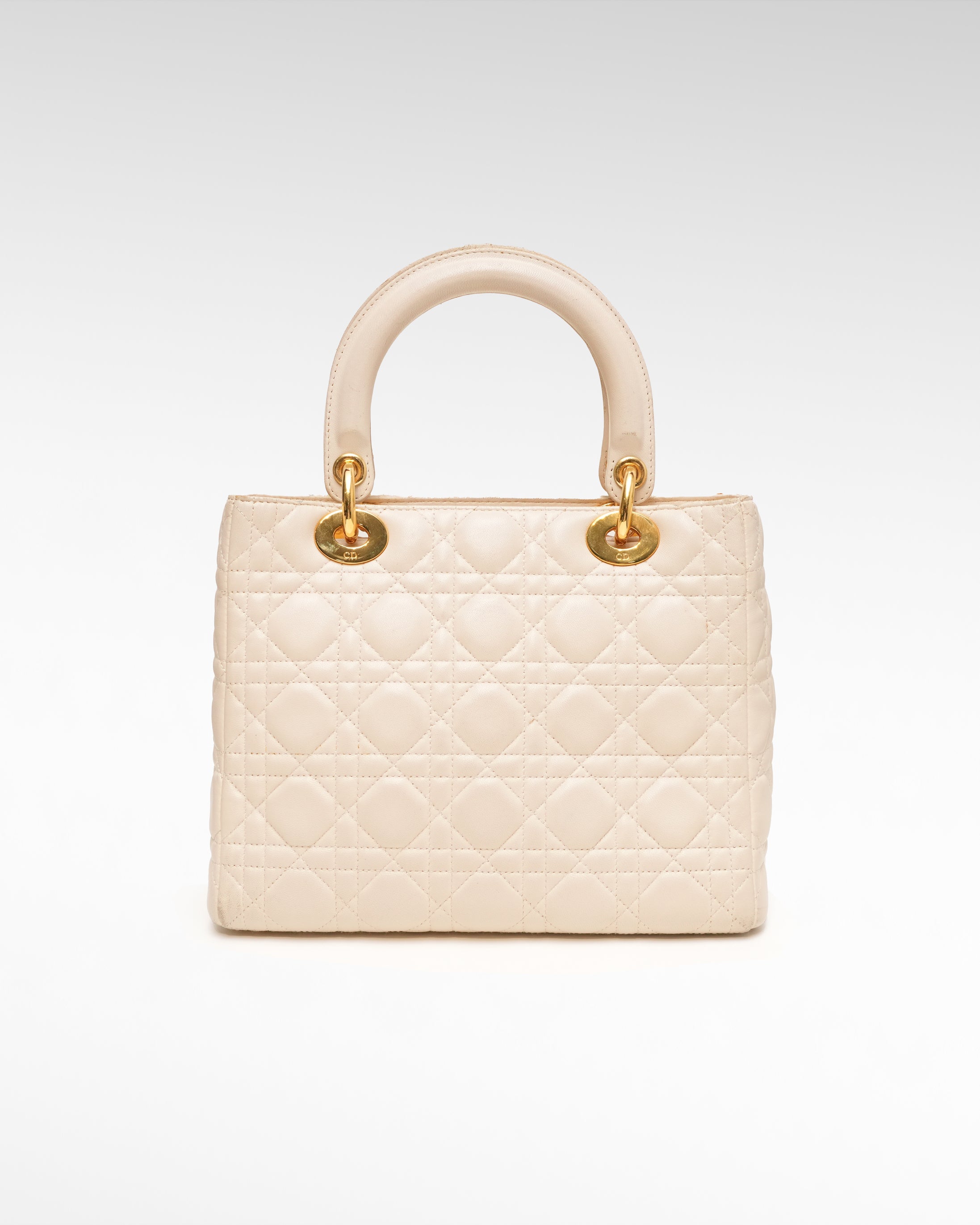 LADY MEDIUM OFF-WHITE GOLD HARDWARE