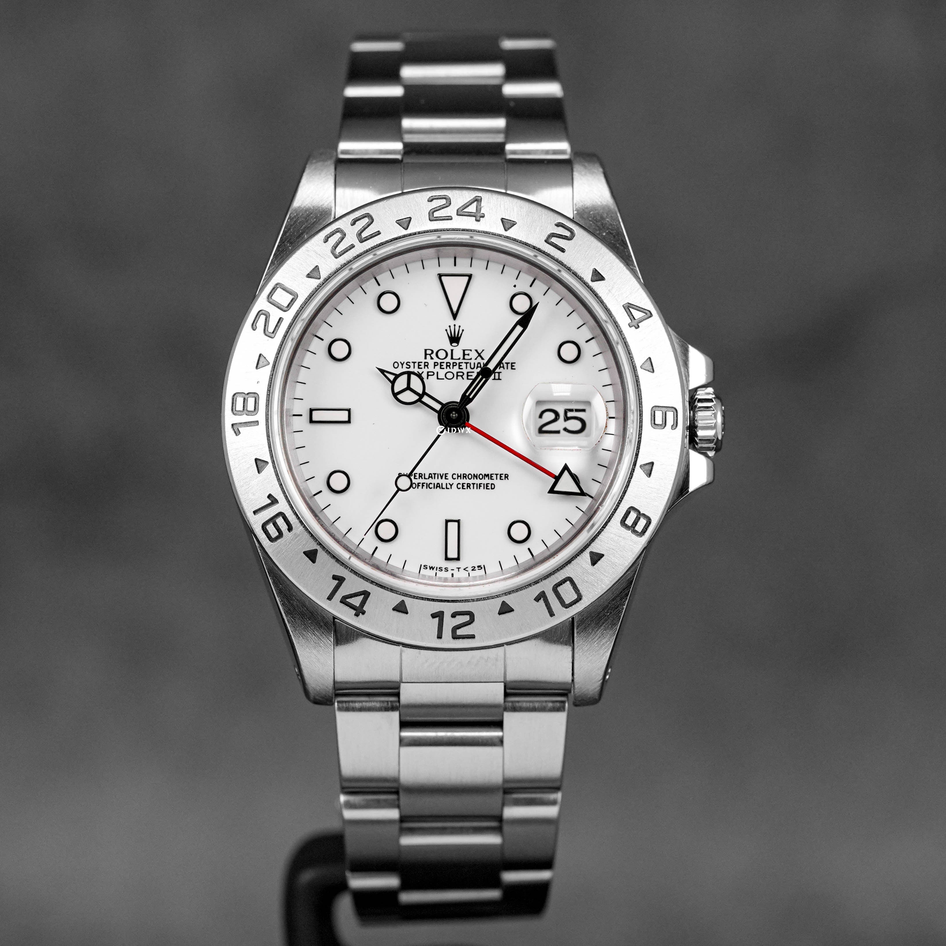 ROLEX EXPLORER-II 16570 WHITE POLAR DIAL 'W SERIES' (WATCH BOX