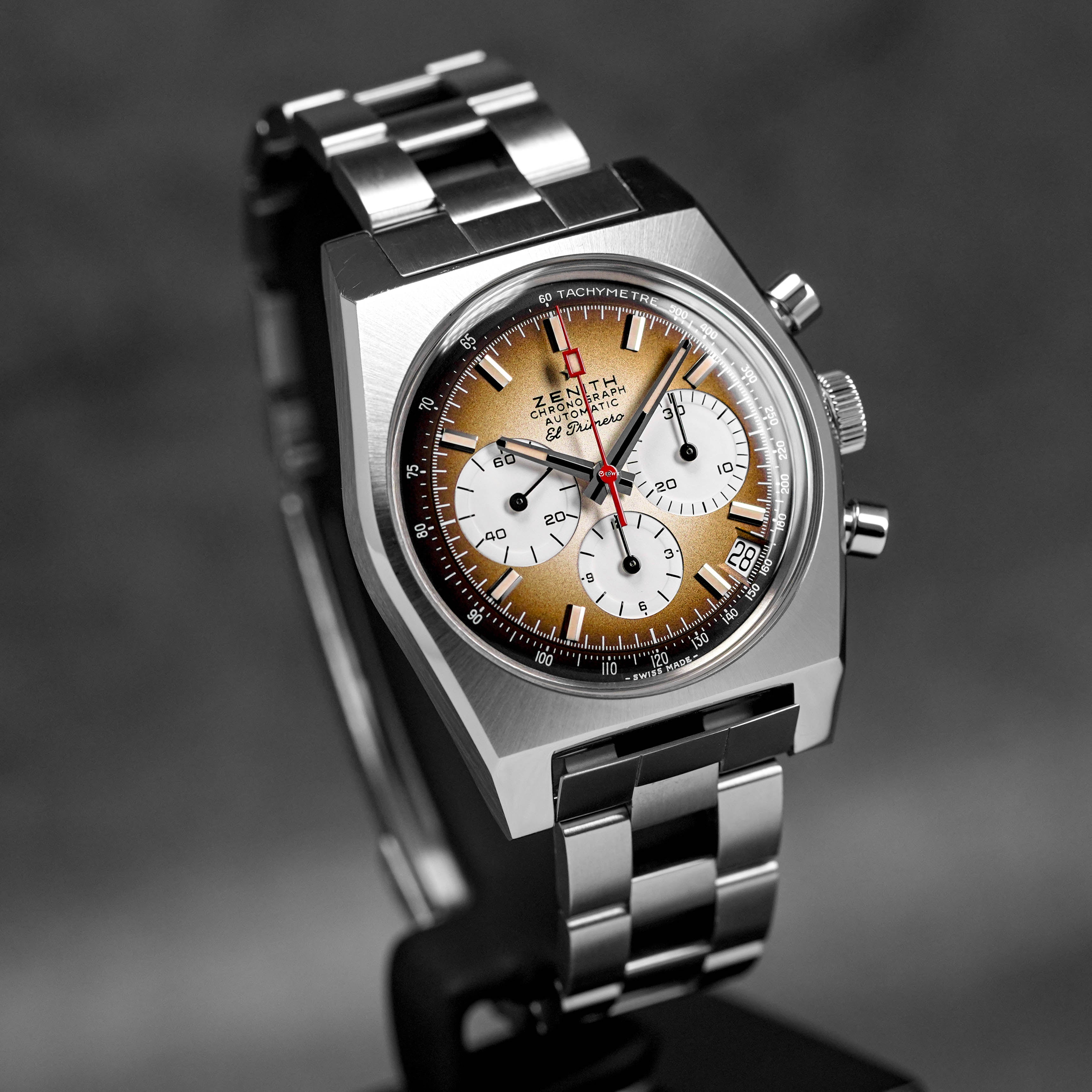 ZENITH EL PRIMERO CHRONOMASTER REVIVAL A385 BROWN DIAL 2021 IDWX