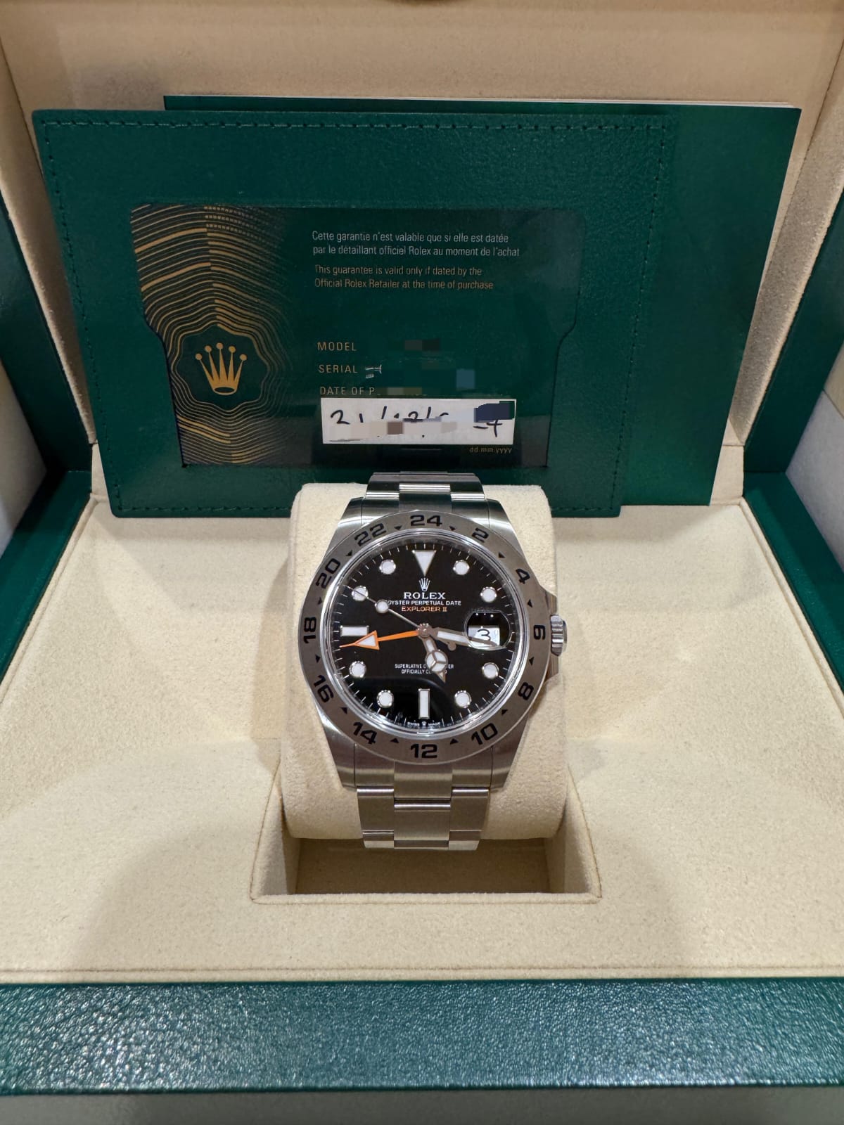 EXPLORER-II 42MM BLACK DIAL (2024)