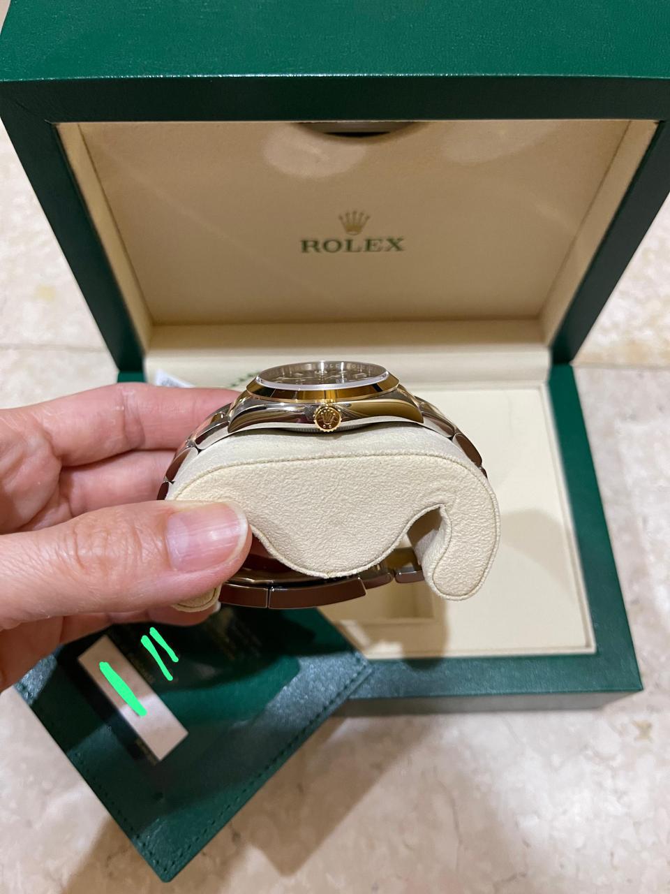 EXPLORER 36MM TWOTONE YELLOWGOLD BLACK DIAL (2022)