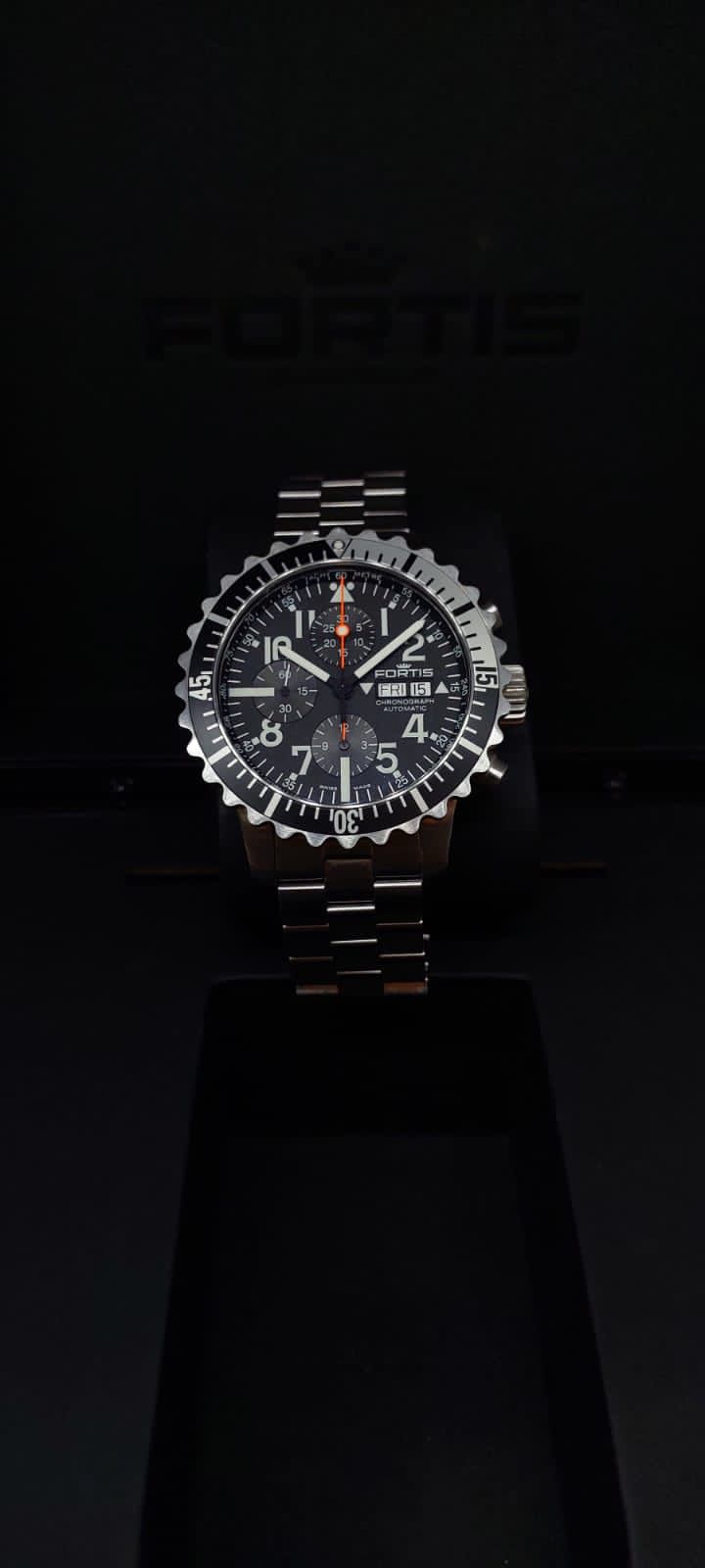 MARINE MASTER 42 SILVER CHRONOGRAPH STEEL BLACK DIAL SPECIAL EDITION (2020)