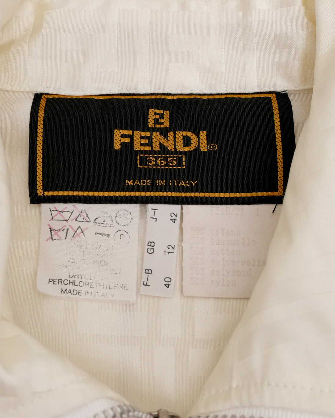 Fendi Zucca White Jacket