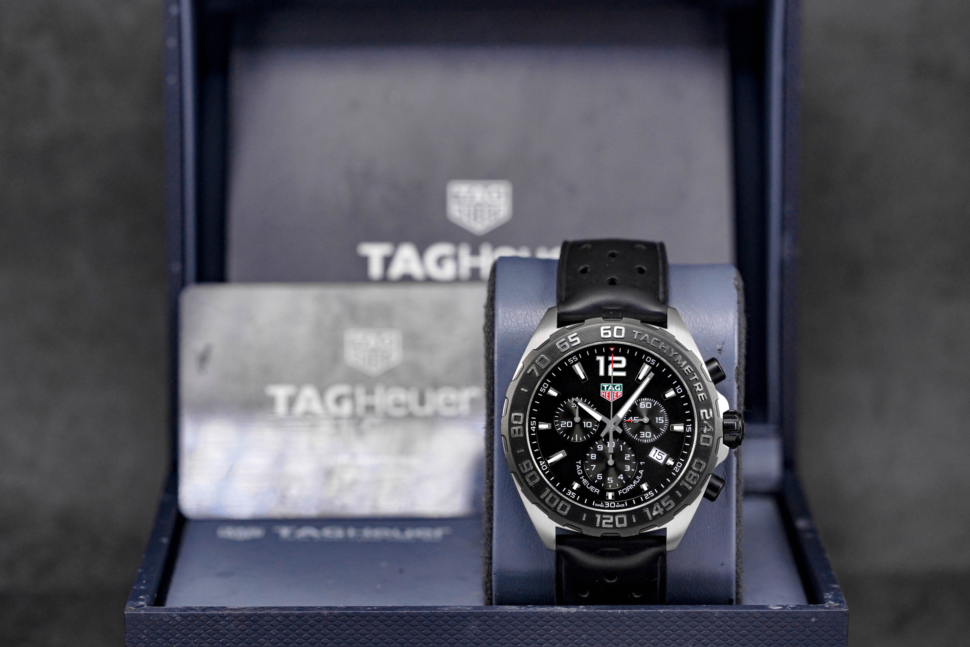 TAG HEUER FORMULA 1 CHRONOGRAPH BLACK DIAL QUARTZ (2019) - IDWX