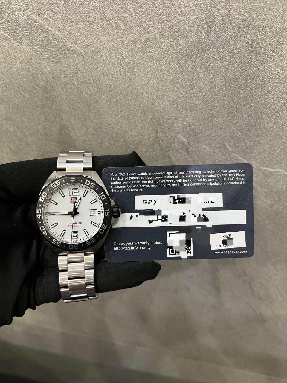 FORMULA 1 DATE STEEL WHITE DIAL QUARTZ (2017)