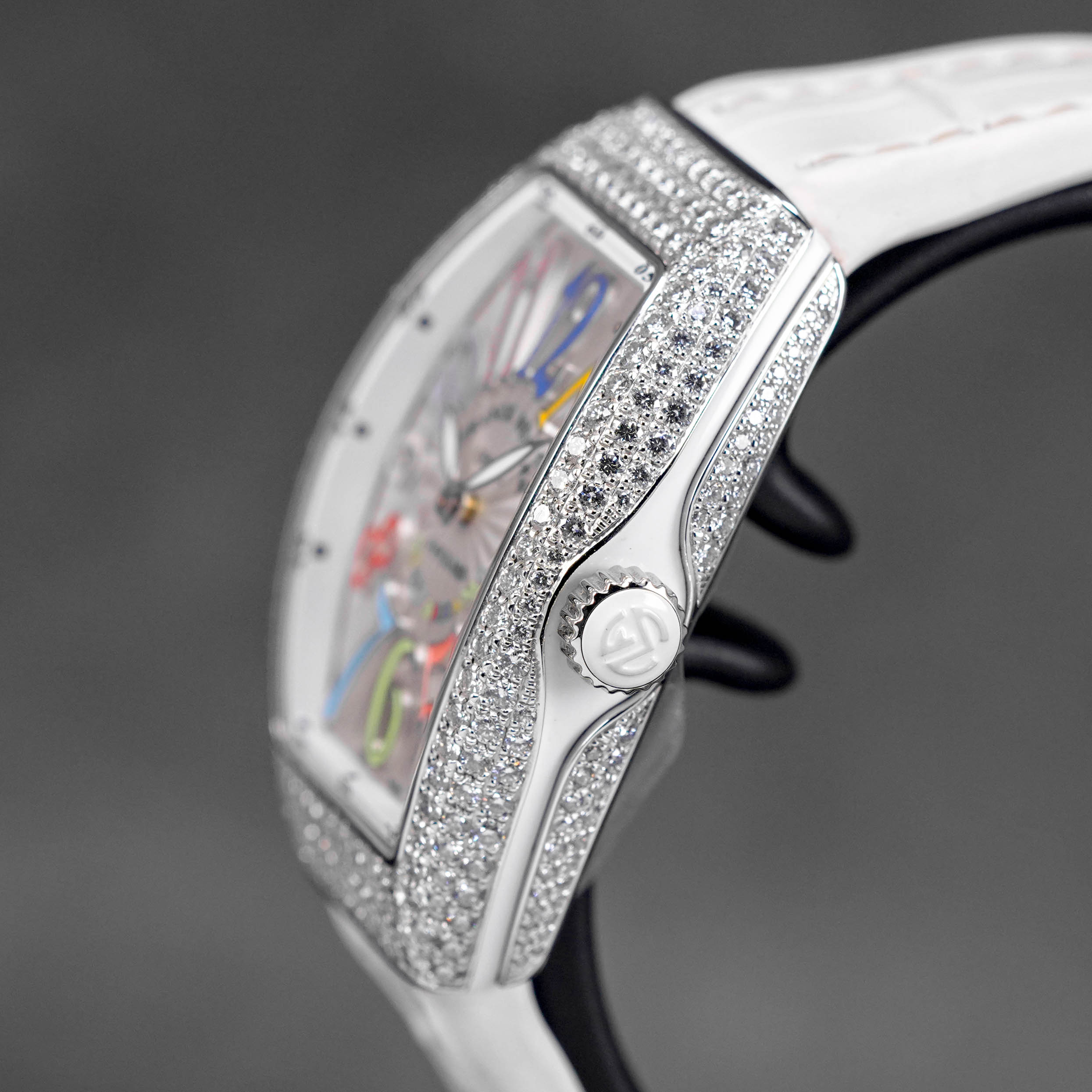 Harga Franck Muller V32 White Color of Dream Diamond
