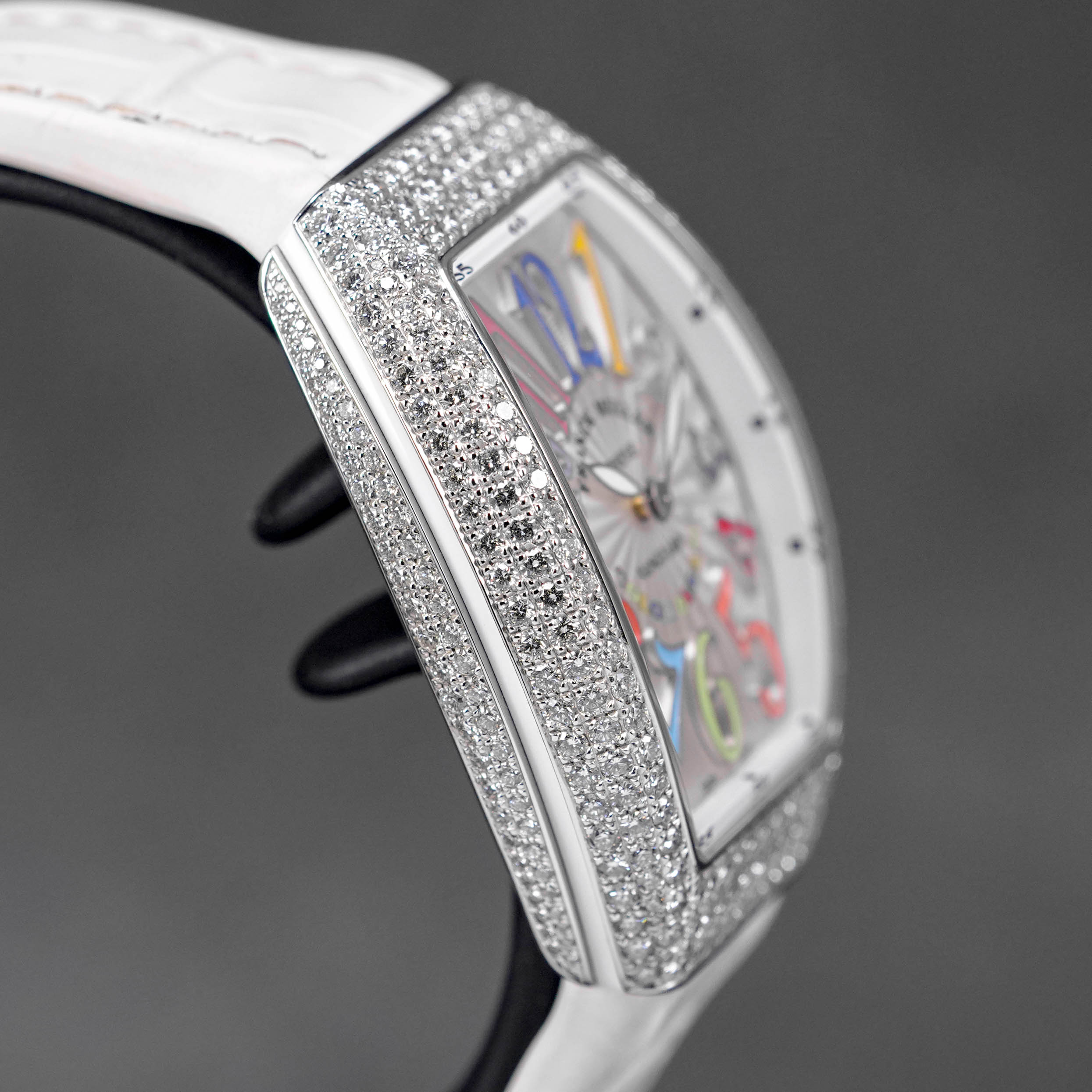 Harga Franck Muller V32 White Color of Dream Diamond