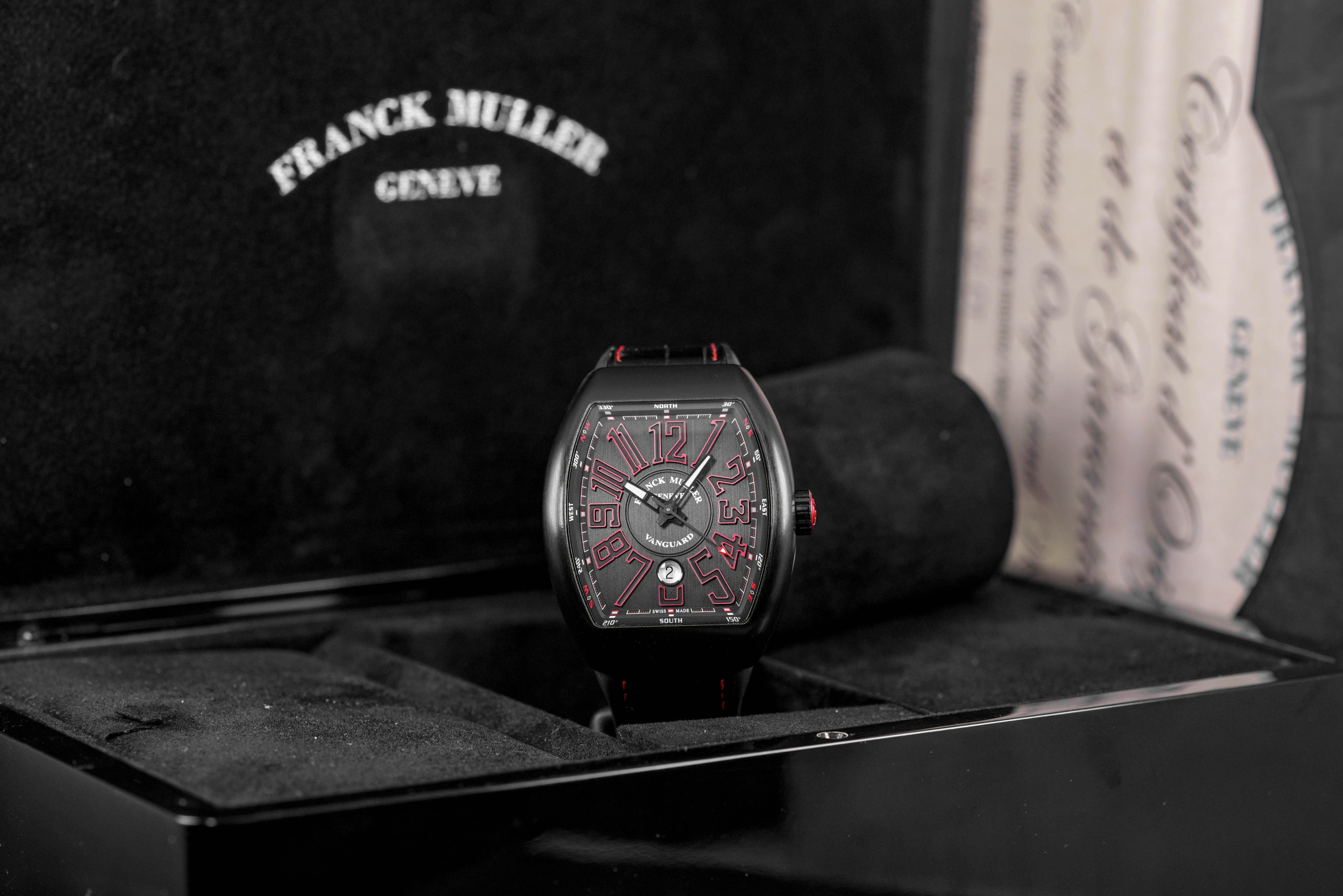 Harga Franck Muller Vanguard V45 Black Red