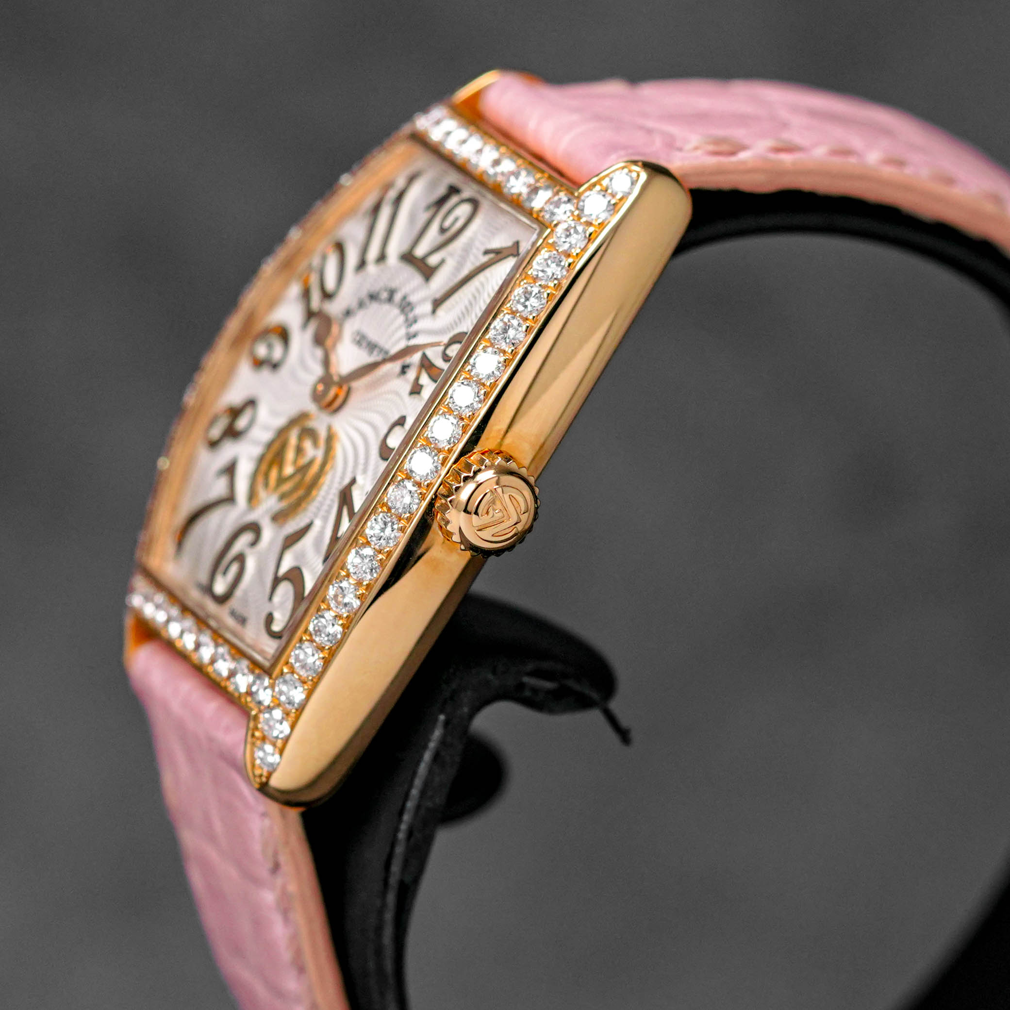 MASTER OF COMPLICATIONS CURVEX RELIEF ROSEGOLD DIAMOND BEZEL 'FM LOGO' DIAL LIMITED EDITION (2021)