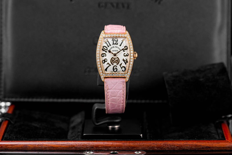 MASTER OF COMPLICATIONS CURVEX RELIEF ROSEGOLD DIAMOND BEZEL 'FM LOGO' DIAL LIMITED EDITION (2021)