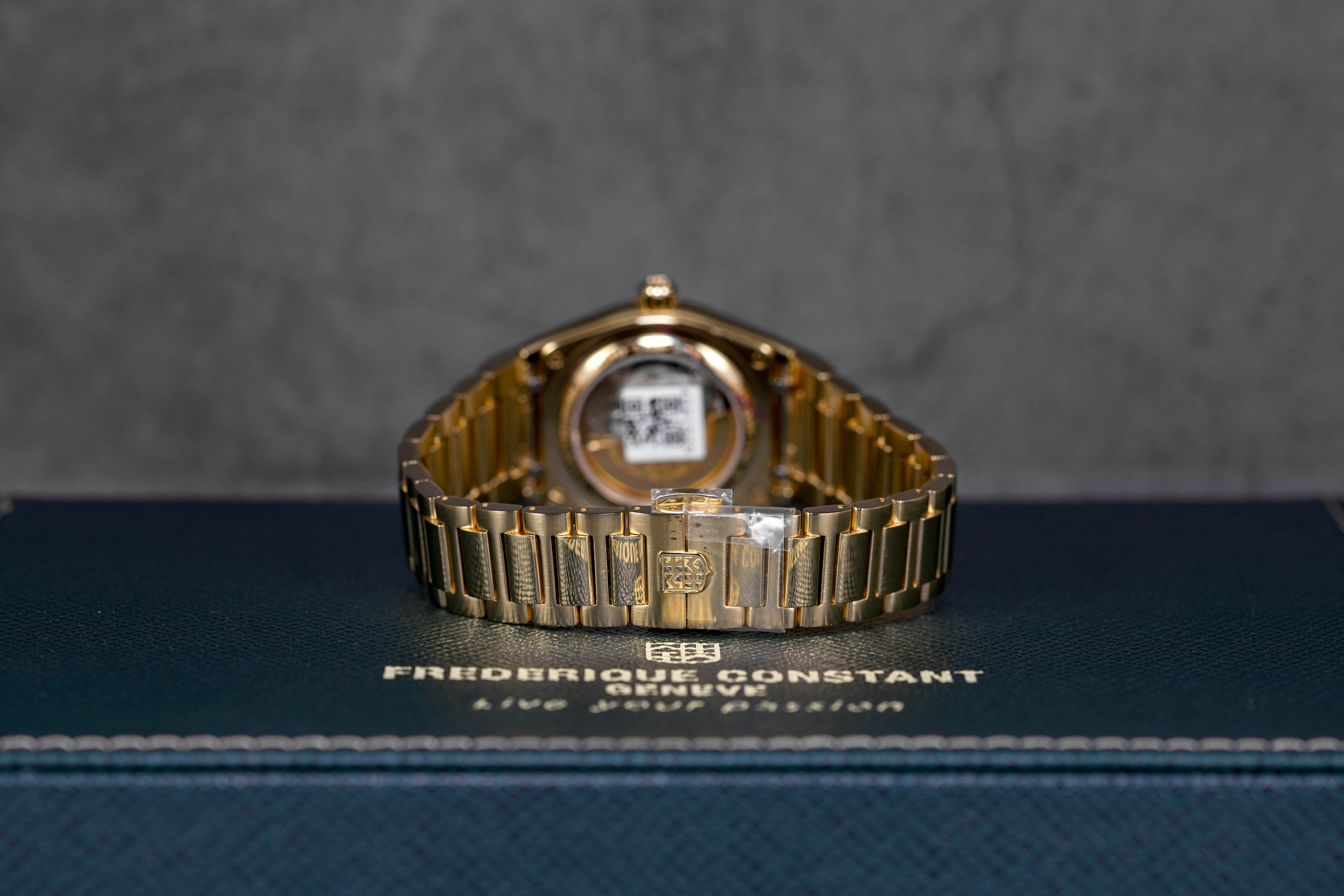 FREDERIQUE CONSTANT HIGHLIFE YELLOWGOLD-PLATED STEEL SILVER DIAL