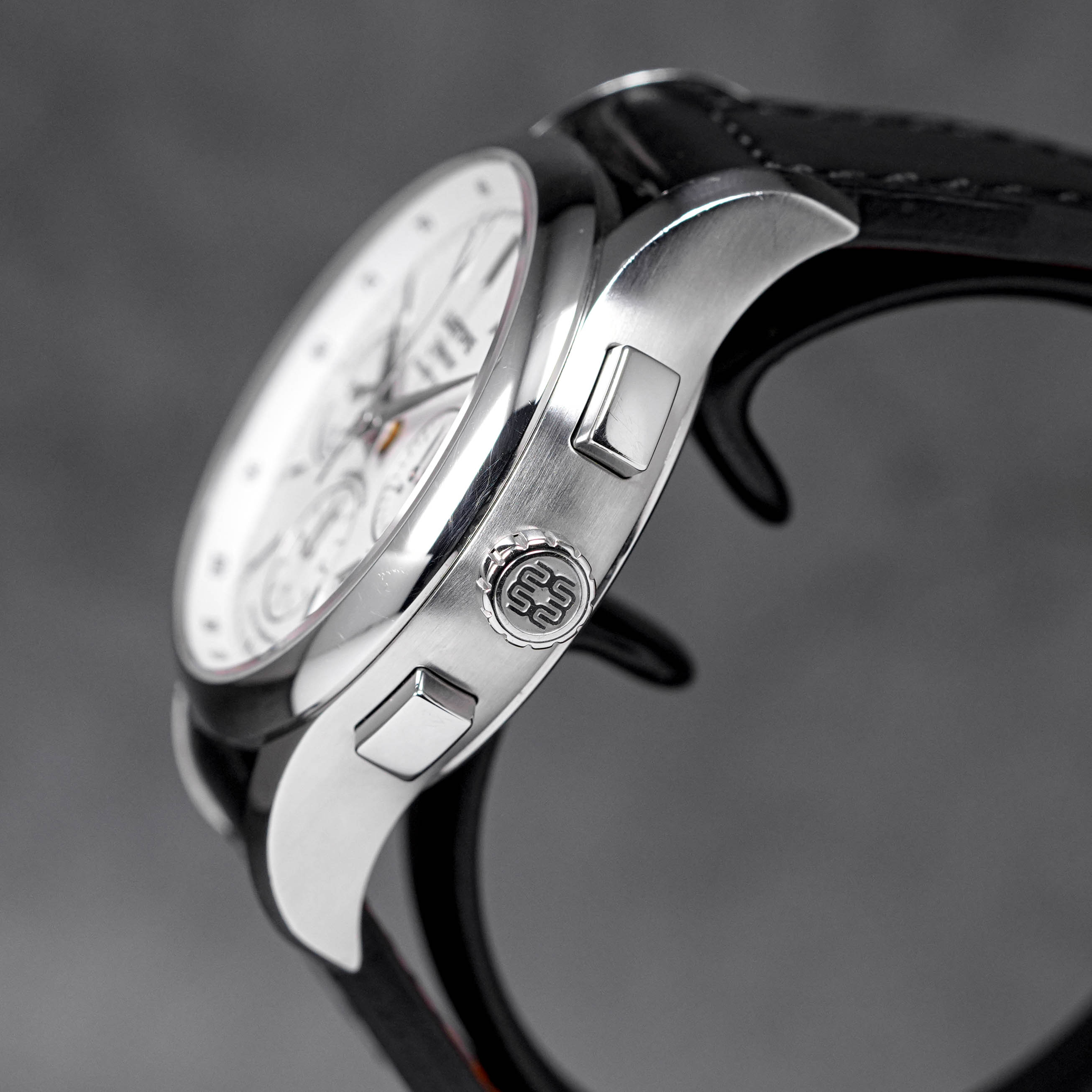 ZEITMEISTER GLASHUTTE CLASSIC CHRONOGRAPH WHITE DIAL (2013)