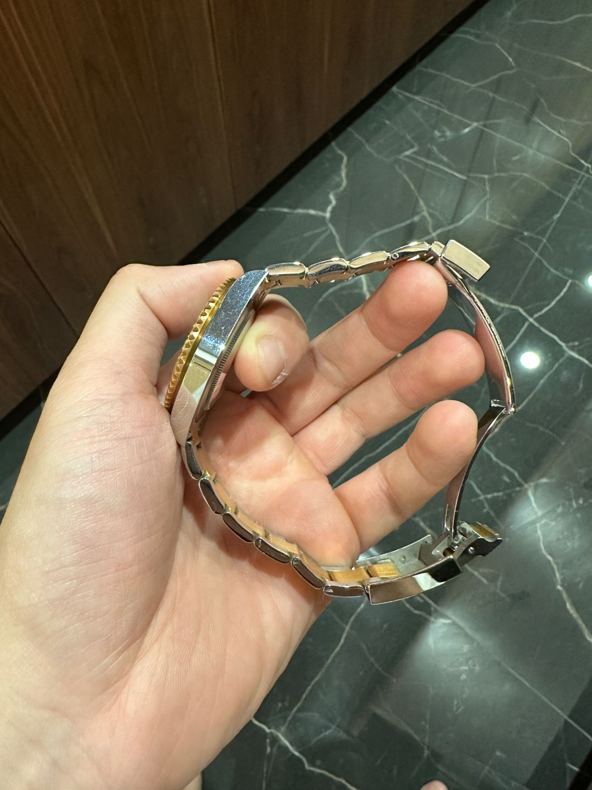 GMT MASTER-II TWOTONE YELLOWGOLD BLACK DIAL (2015)