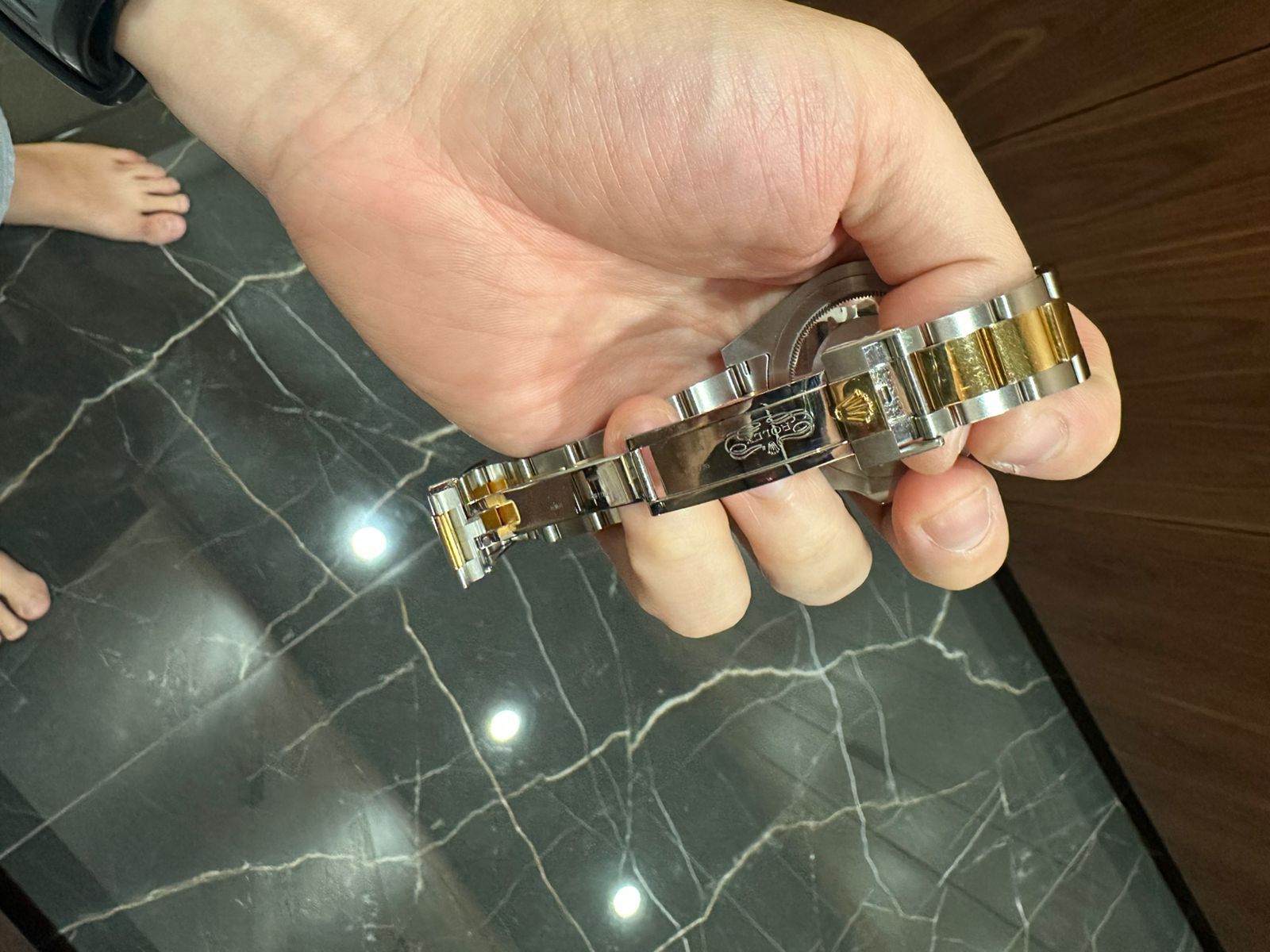 GMT MASTER-II TWOTONE YELLOWGOLD BLACK DIAL (2015)