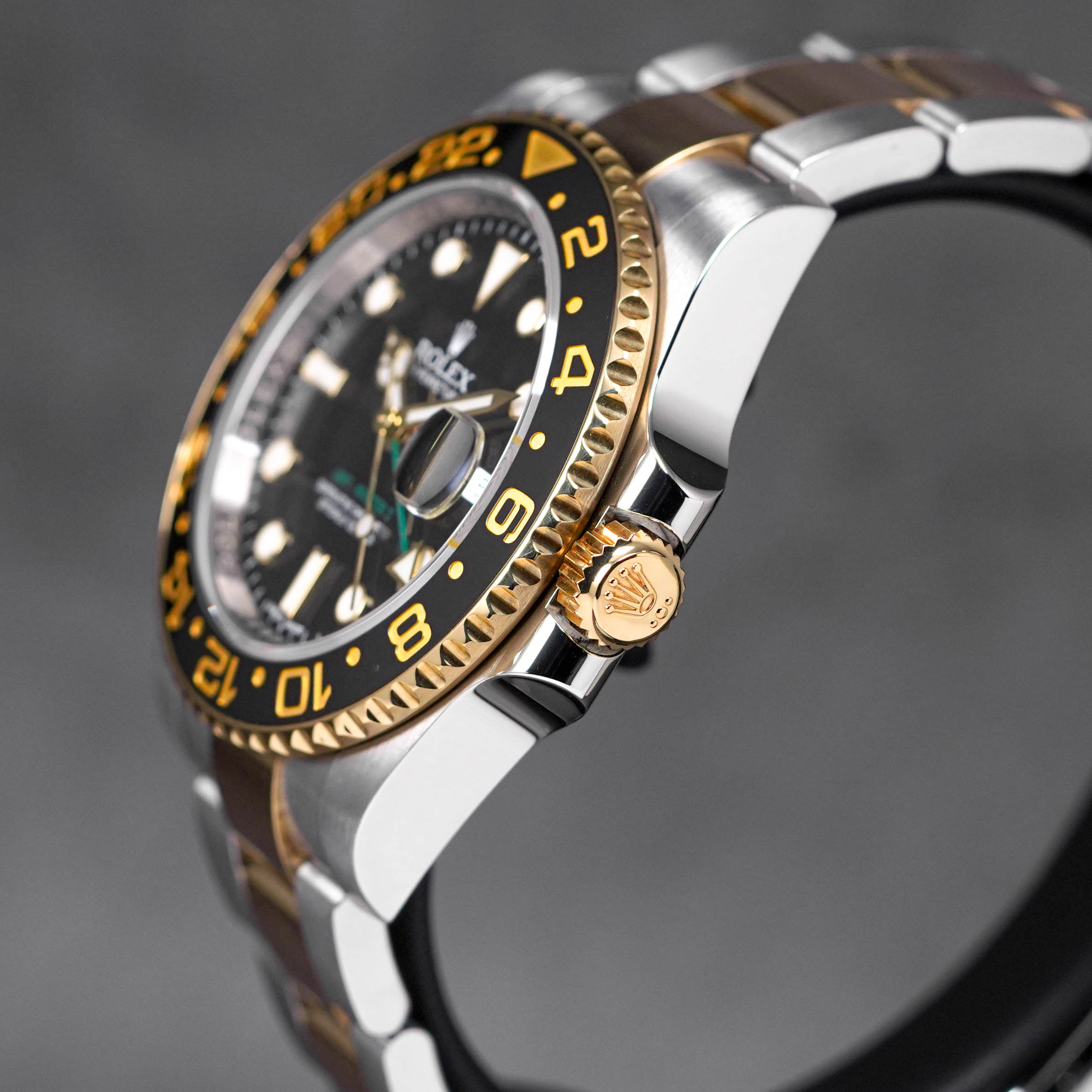 GMT MASTER-II TWOTONE YELLOWGOLD BLACK DIAL (2016)