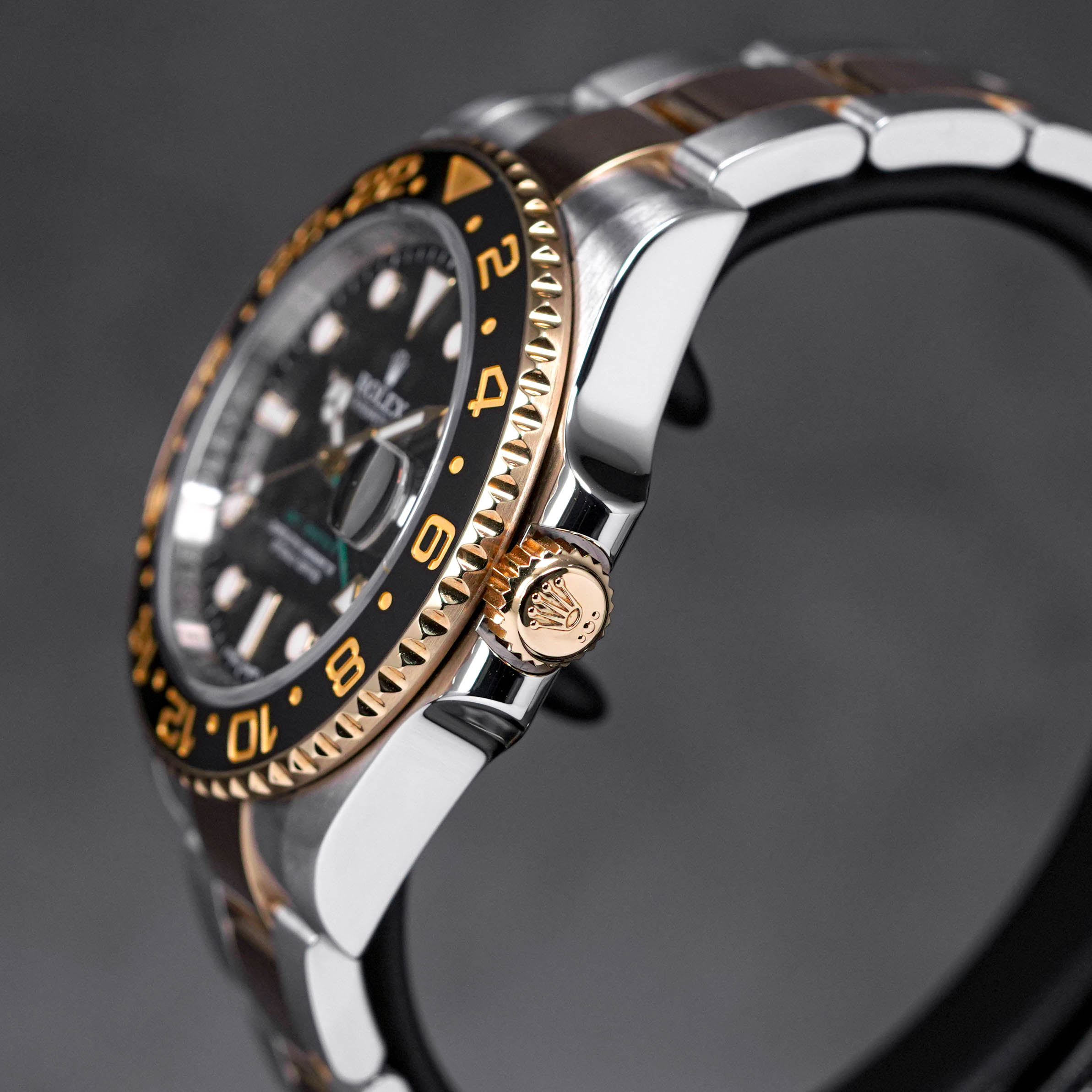 GMT MASTER-II TWOTONE YELLOWGOLD BLACK DIAL (2015)