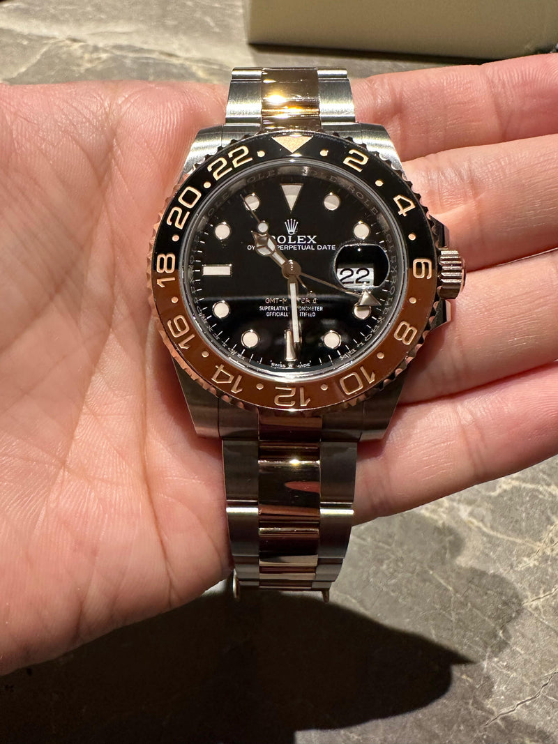 GMT MASTER-II TWOTONE ROSEGOLD 'ROOTBEER' (2021)