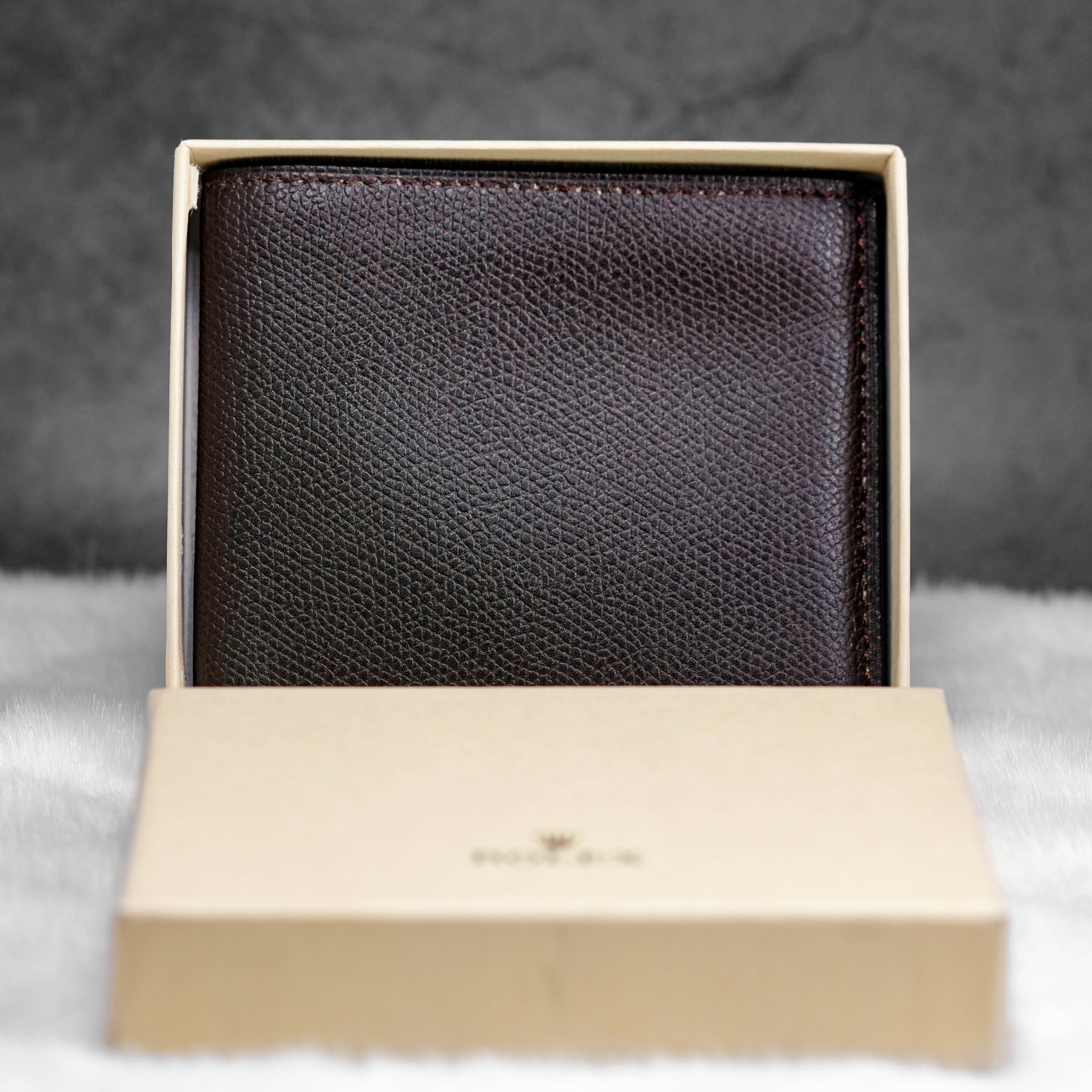 Gents Wallet Dark Brown Leather