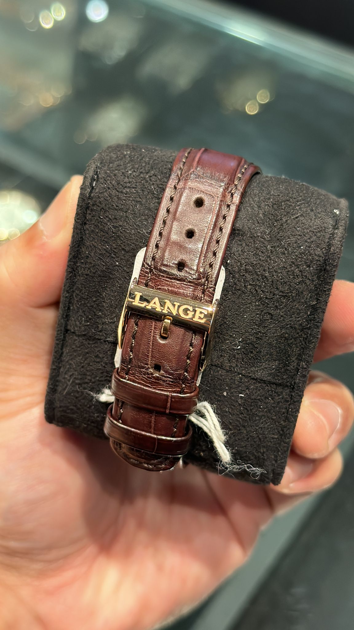 GRAND LANGE 1 MOONPHASE ROSEGOLD SILVER DIAL (2015)