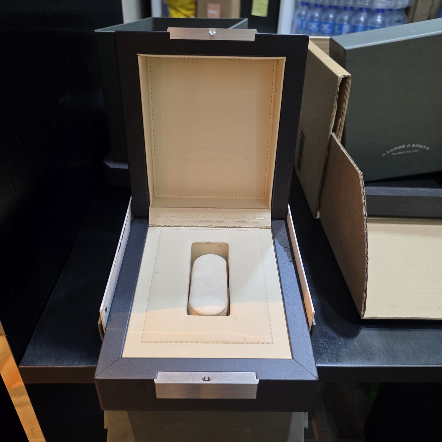 GRAND LANGE 1 MOONPHASE ROSEGOLD SILVER DIAL (2015)