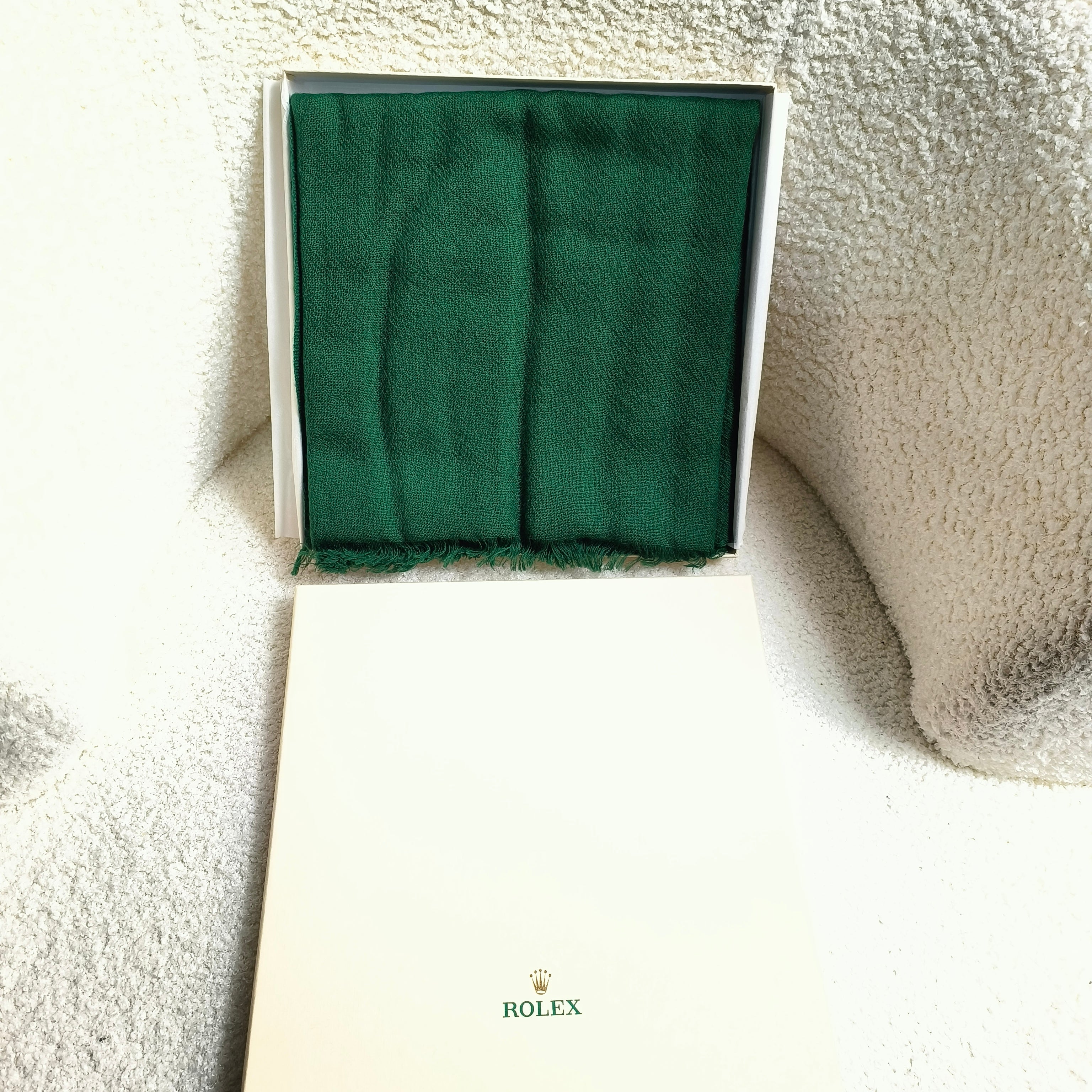 Green Scraft Pocket Square