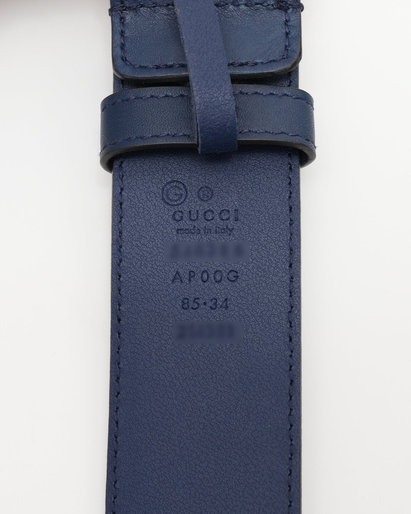 Gucci Belt Navy