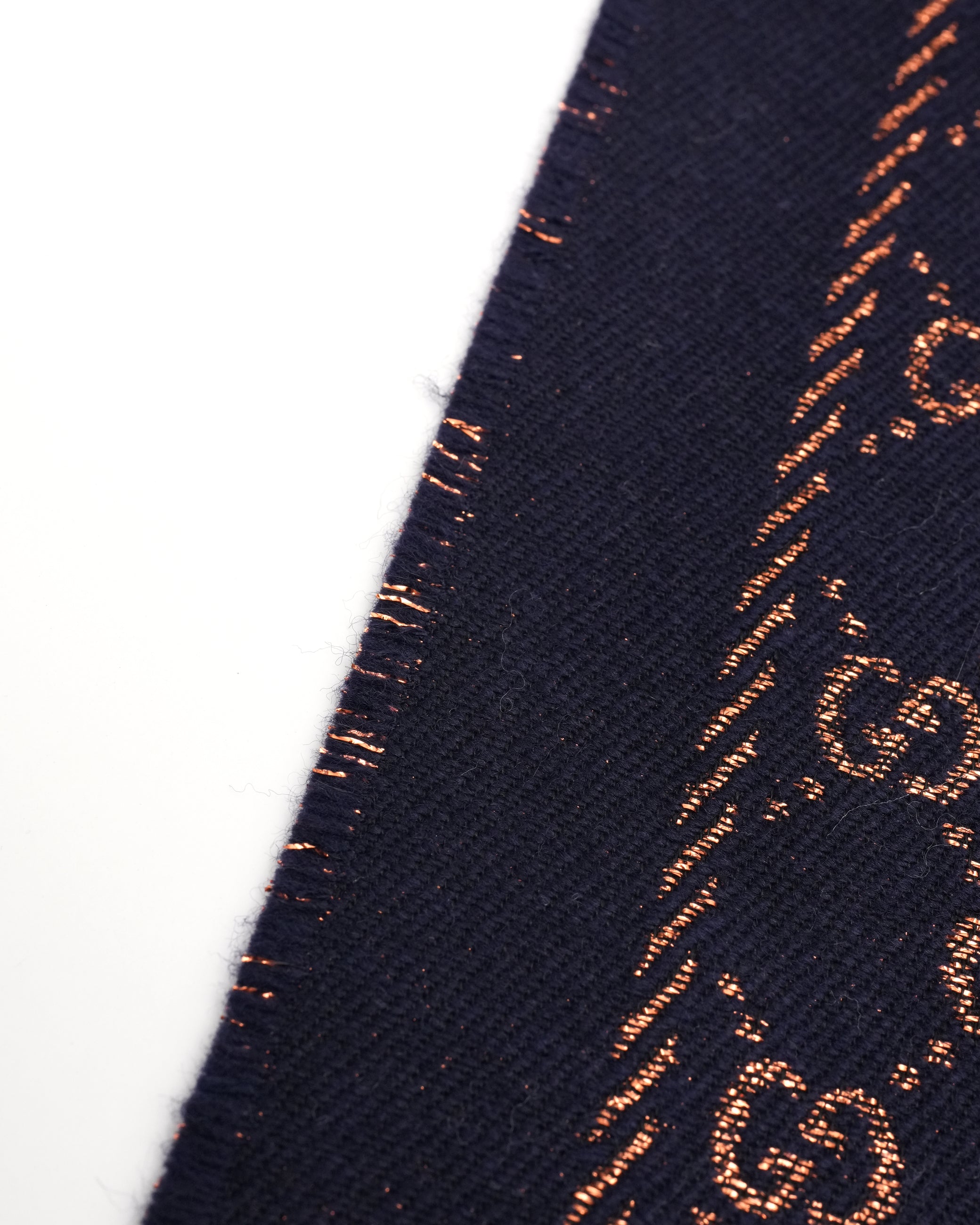 GG SCRAF (SILK X WOOL X METAL FIBER) NAVY