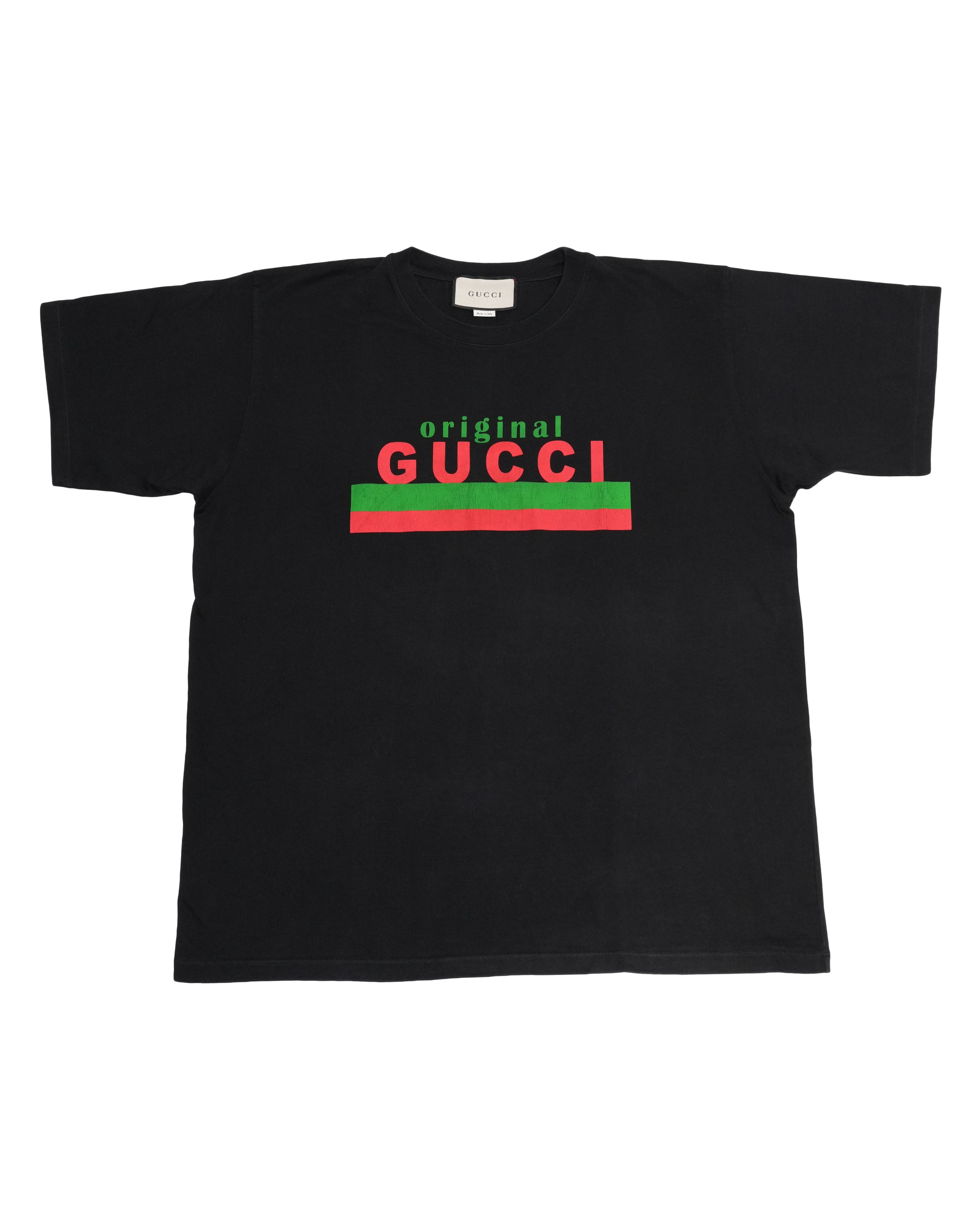 Gucci Brand T-Shirt Black