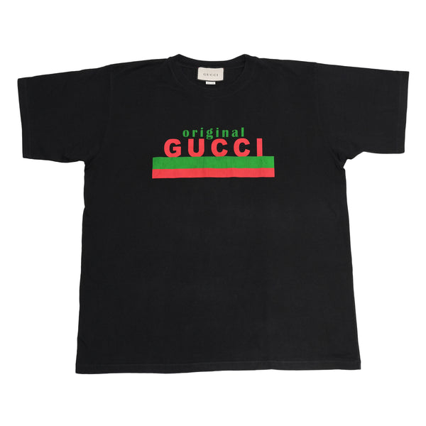 GUCCI BLACK T-SHIRT – MEN'S SIZE L