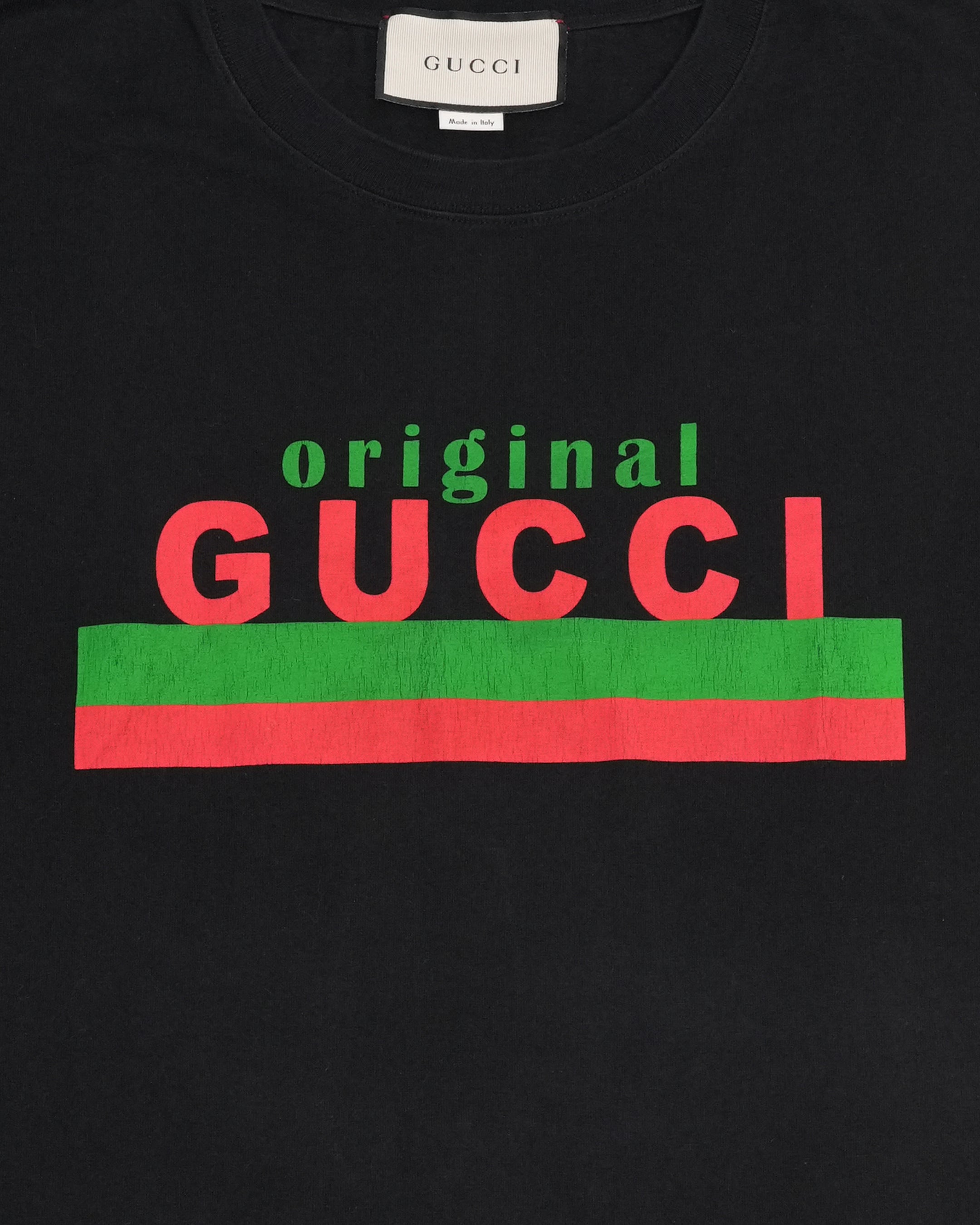 Gucci Brand T-Shirt Black