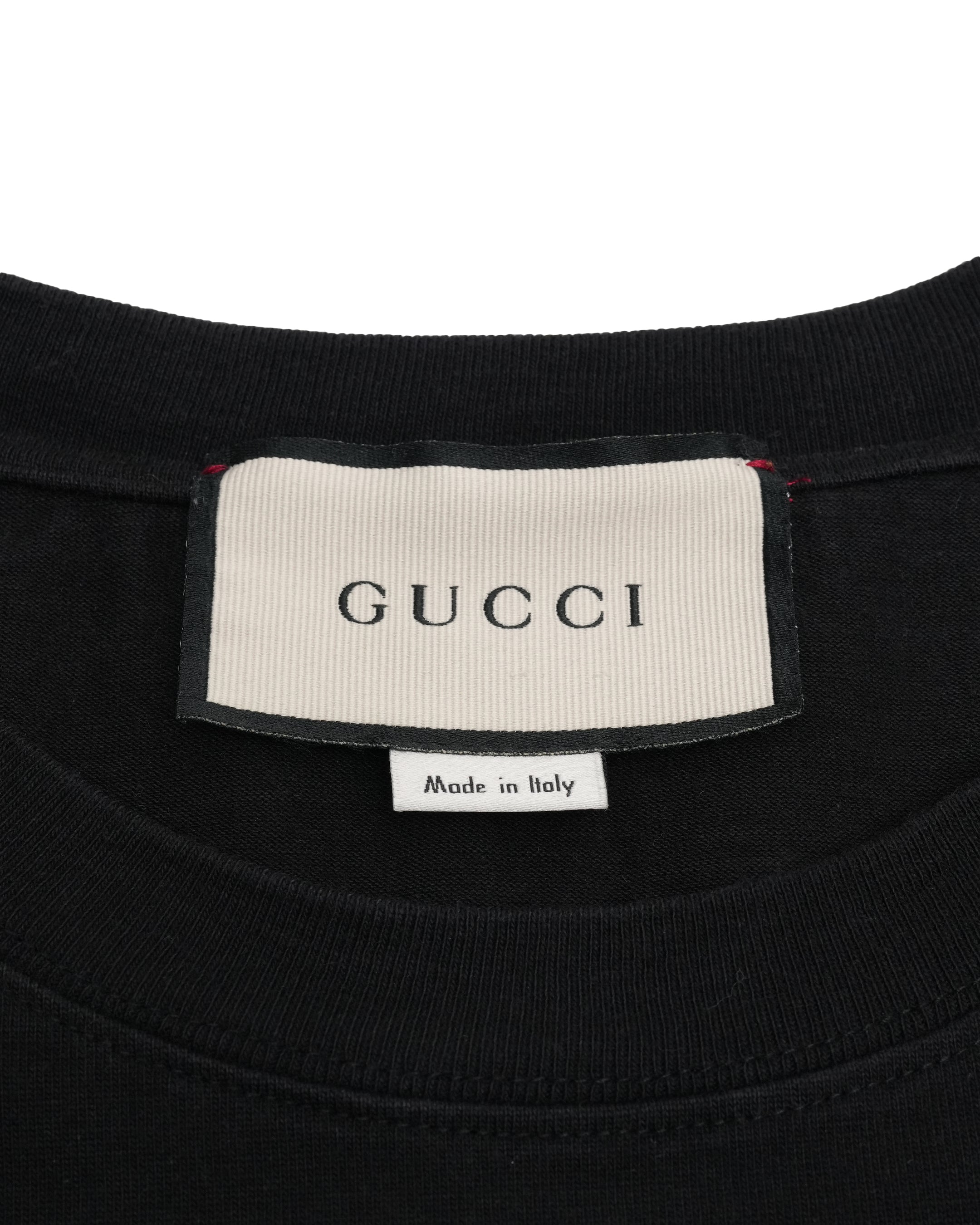 Gucci Brand T-Shirt Black