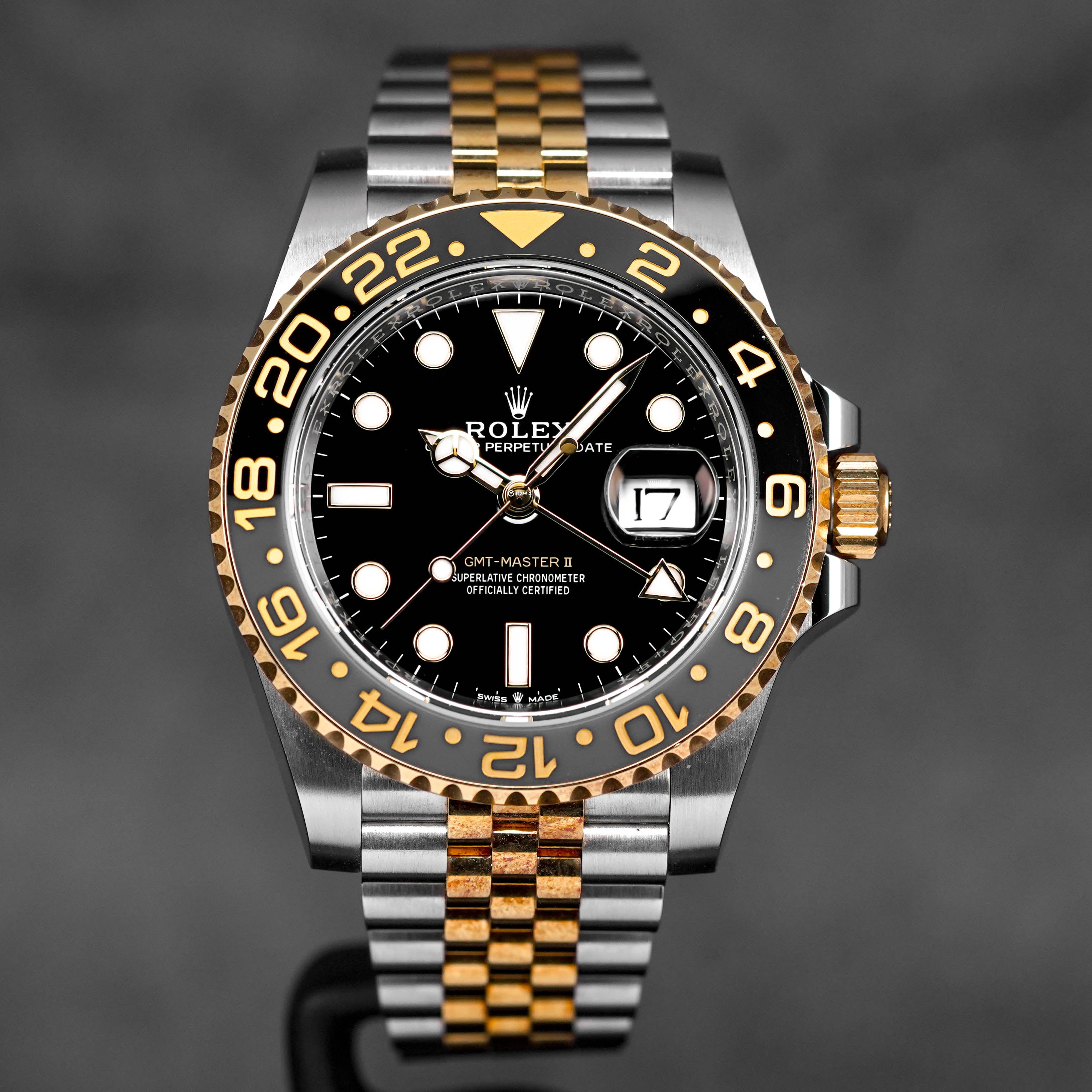 ROLEX GMT MASTER-II TWOTONE YELLOWGOLD 'GUINNESS' (2023) IDWX