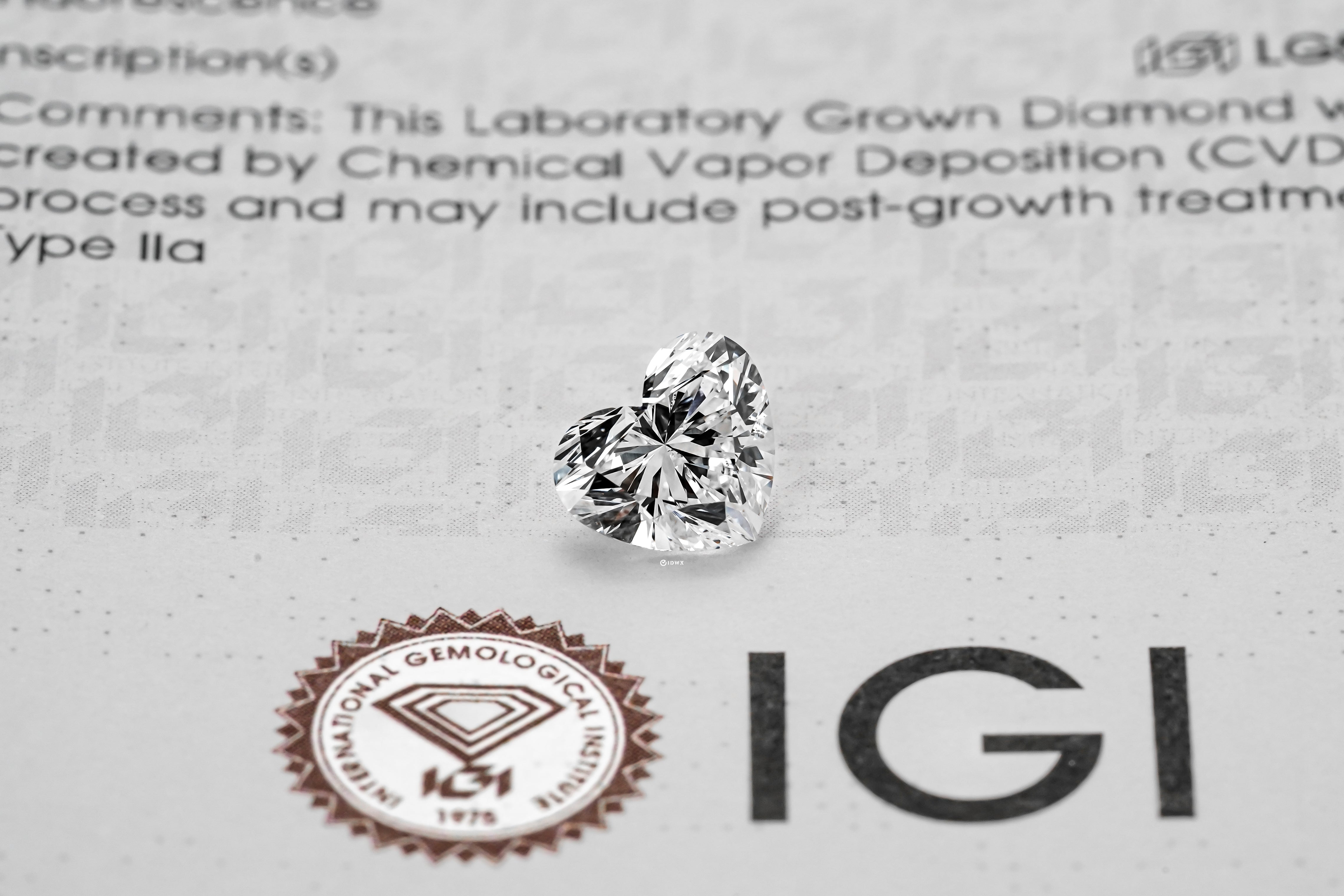 LAB GROWN DIAMOND BY IGI - HS 1.53CT / E-VS1