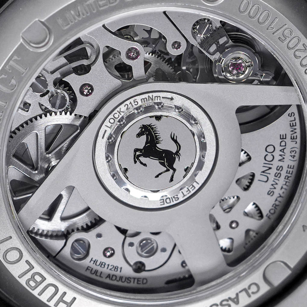 CLASSIC FUSION CHRONOGRAPH 45MM TITANIUM FERRARI GT SKELETON DIAL LIMITED EDITION (2020)