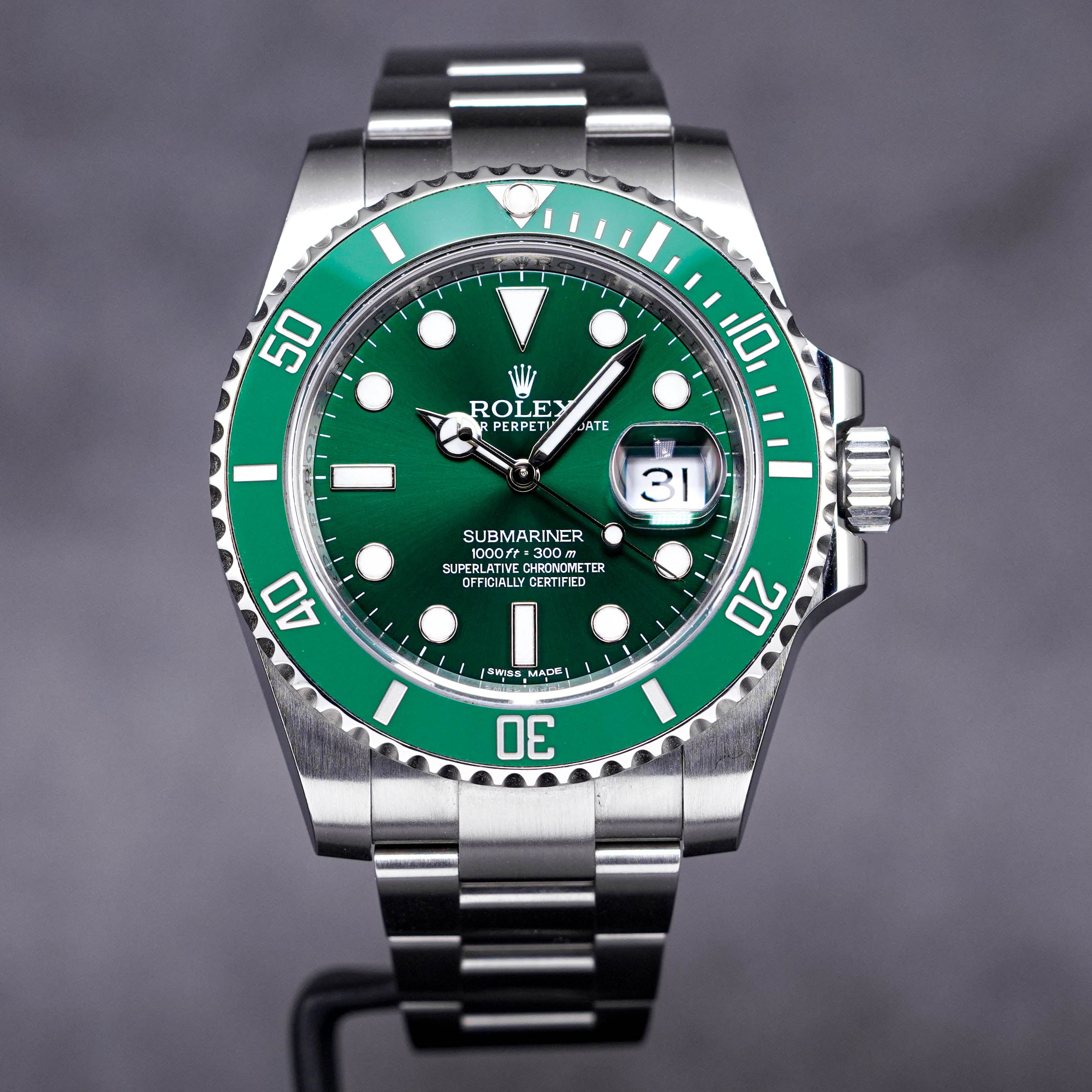 SUBMARINER DATE 40MM 'HULK' (2014)