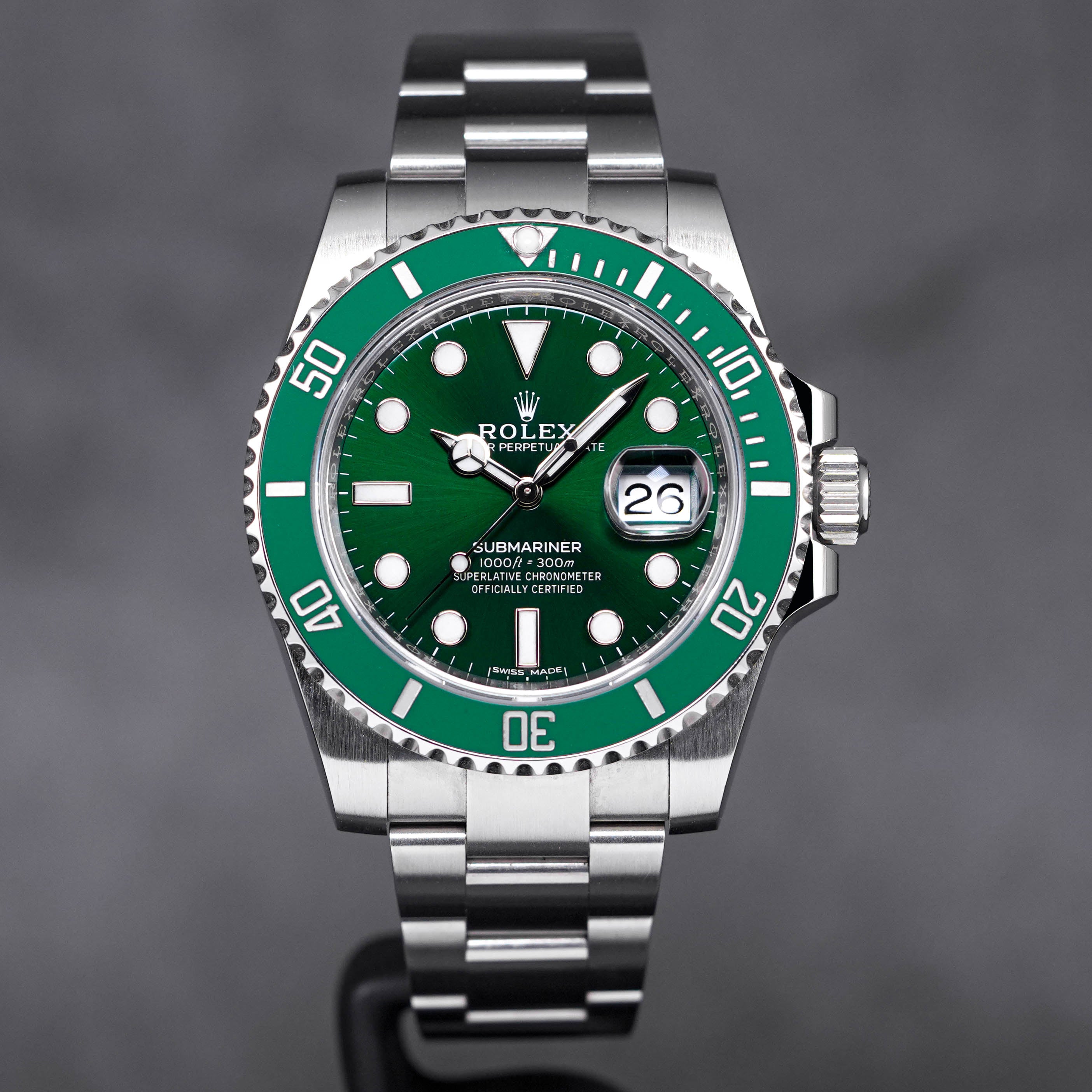 SUBMARINER DATE 40MM 'HULK' (2017)