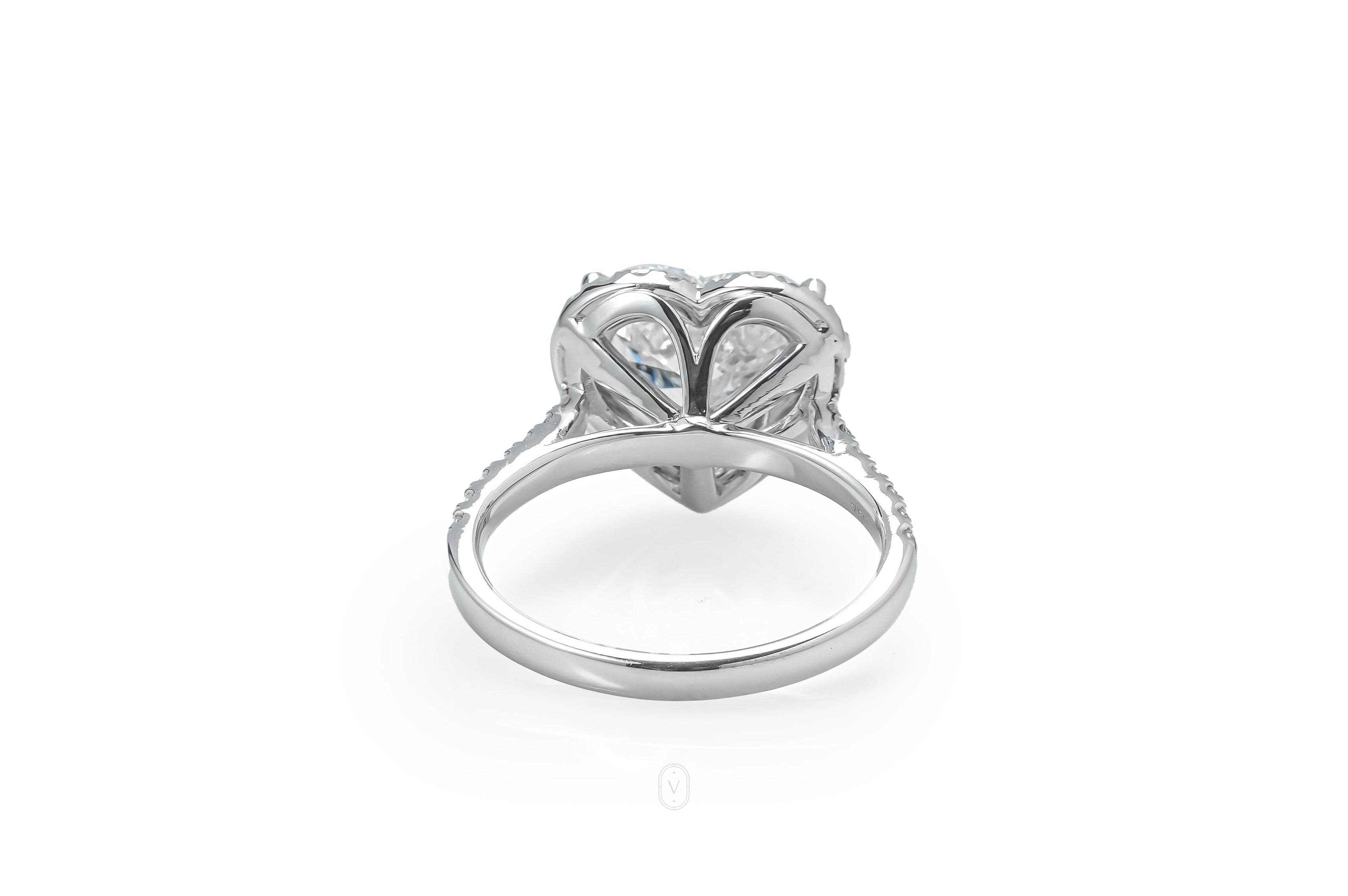 Heart Halo Ring