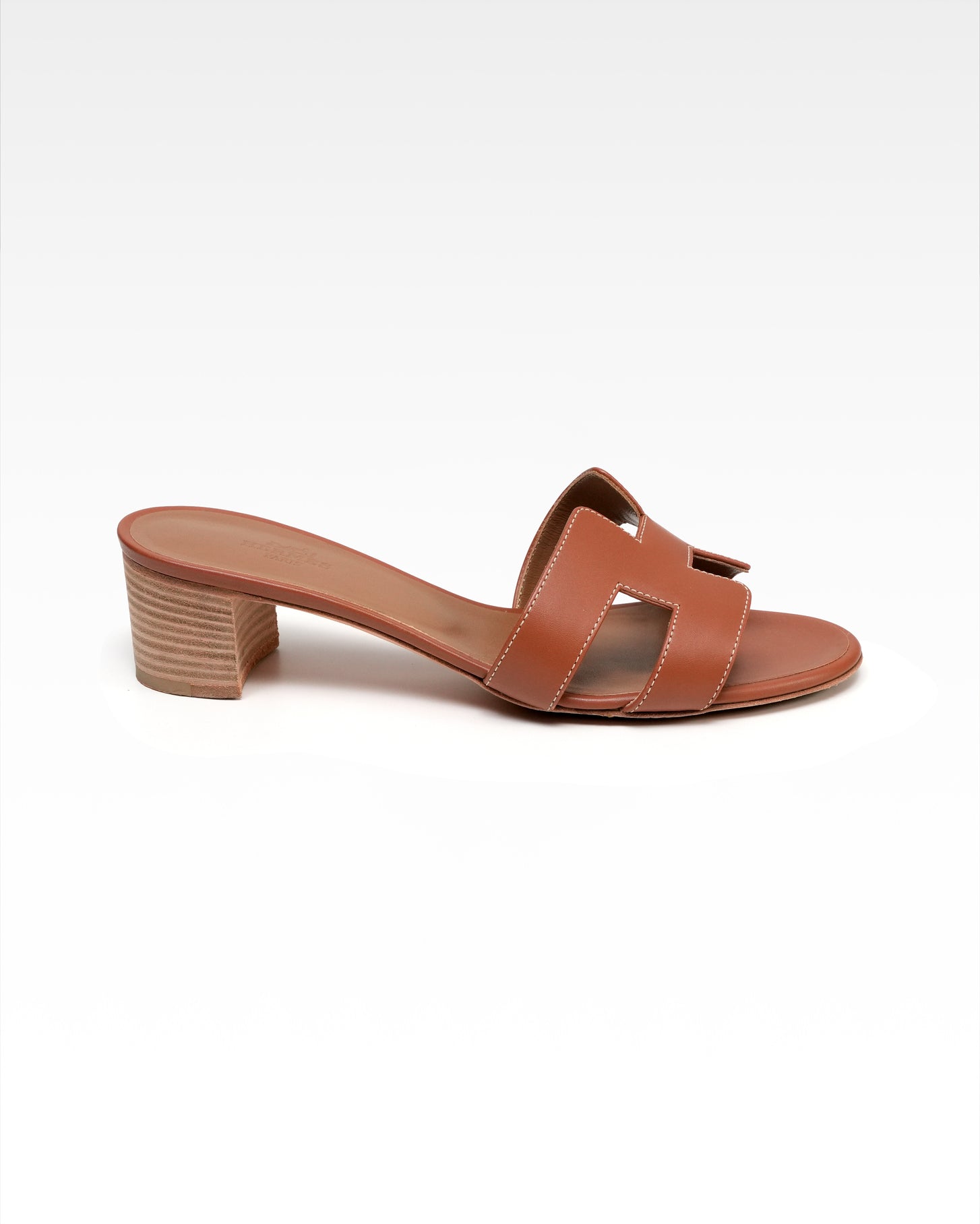 OASIS LEATHER SANDALS LADIES BROWN