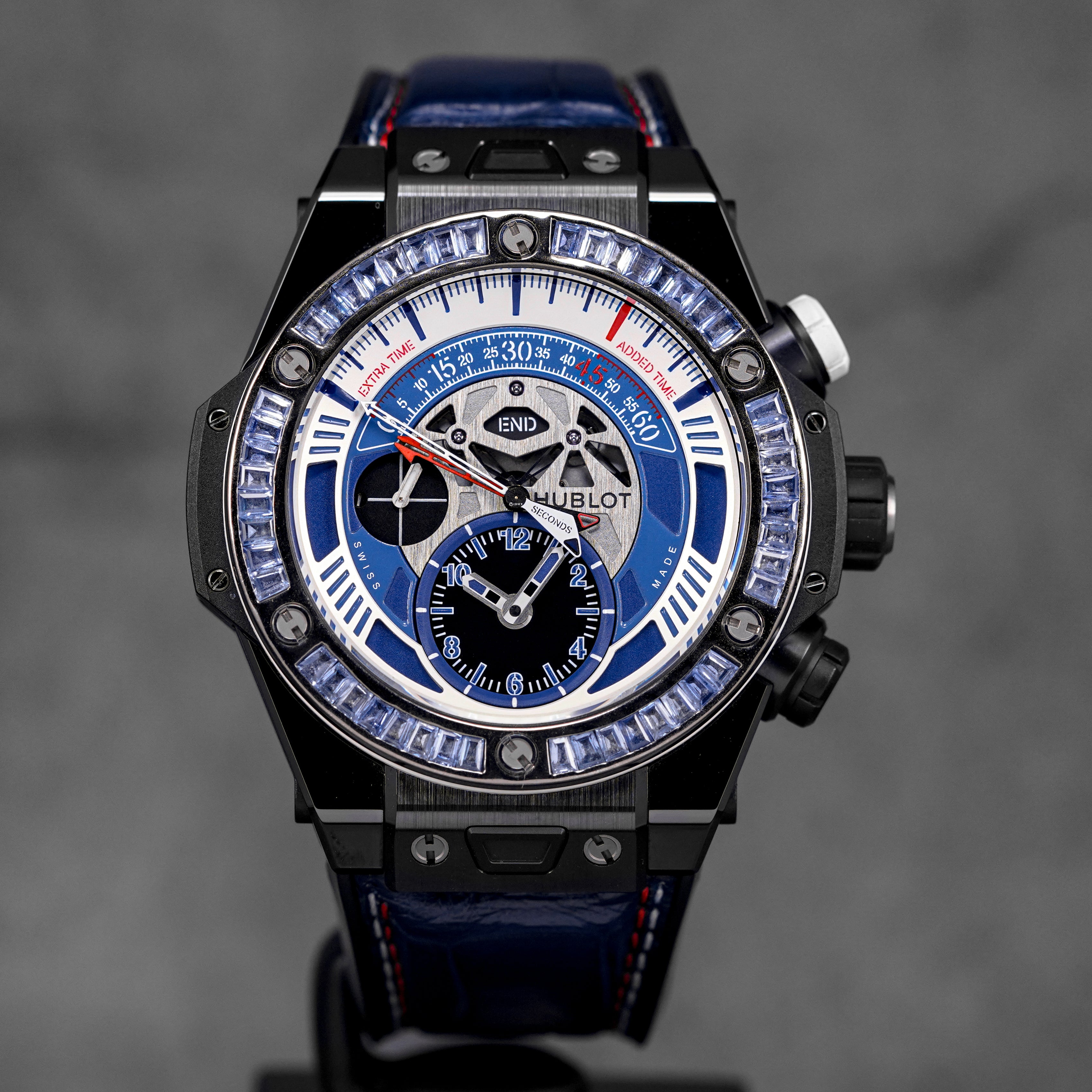 HUBLOT BIG BANG UNICO 45MM CHRONOGRAPH RETROGRADE BLACK CERAMIC