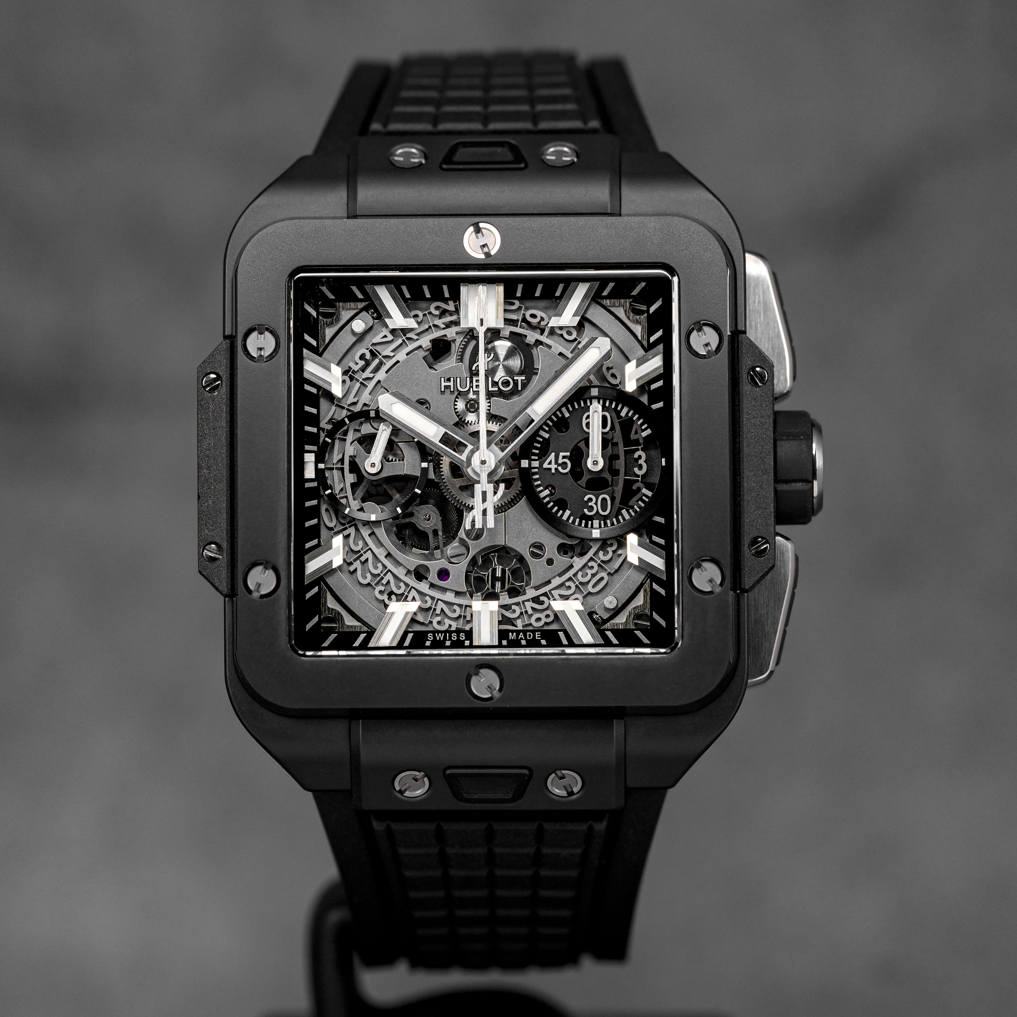 Harga Hublot Square Bang Unico Black Magic