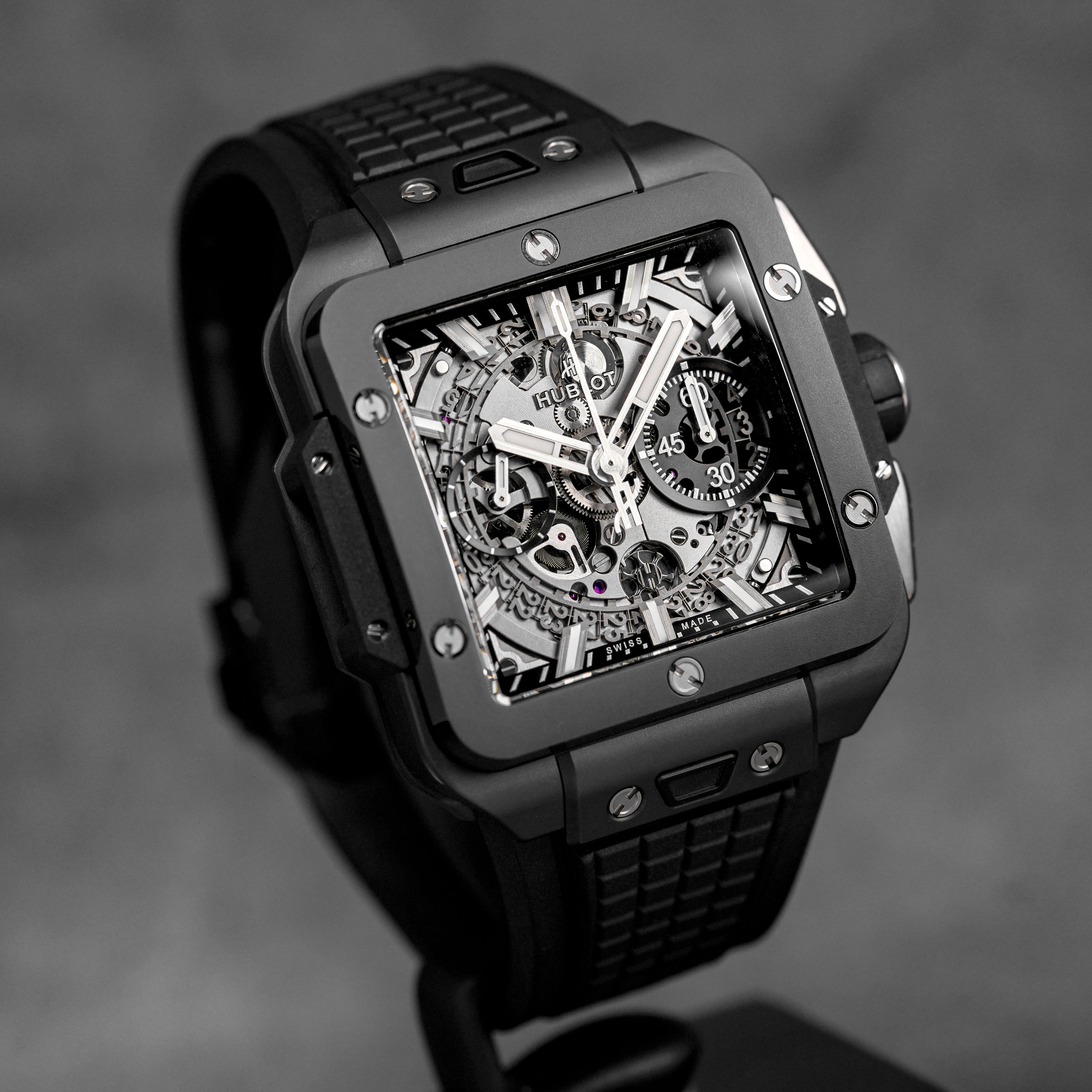 Harga Hublot Square Bang Unico Black Magic
