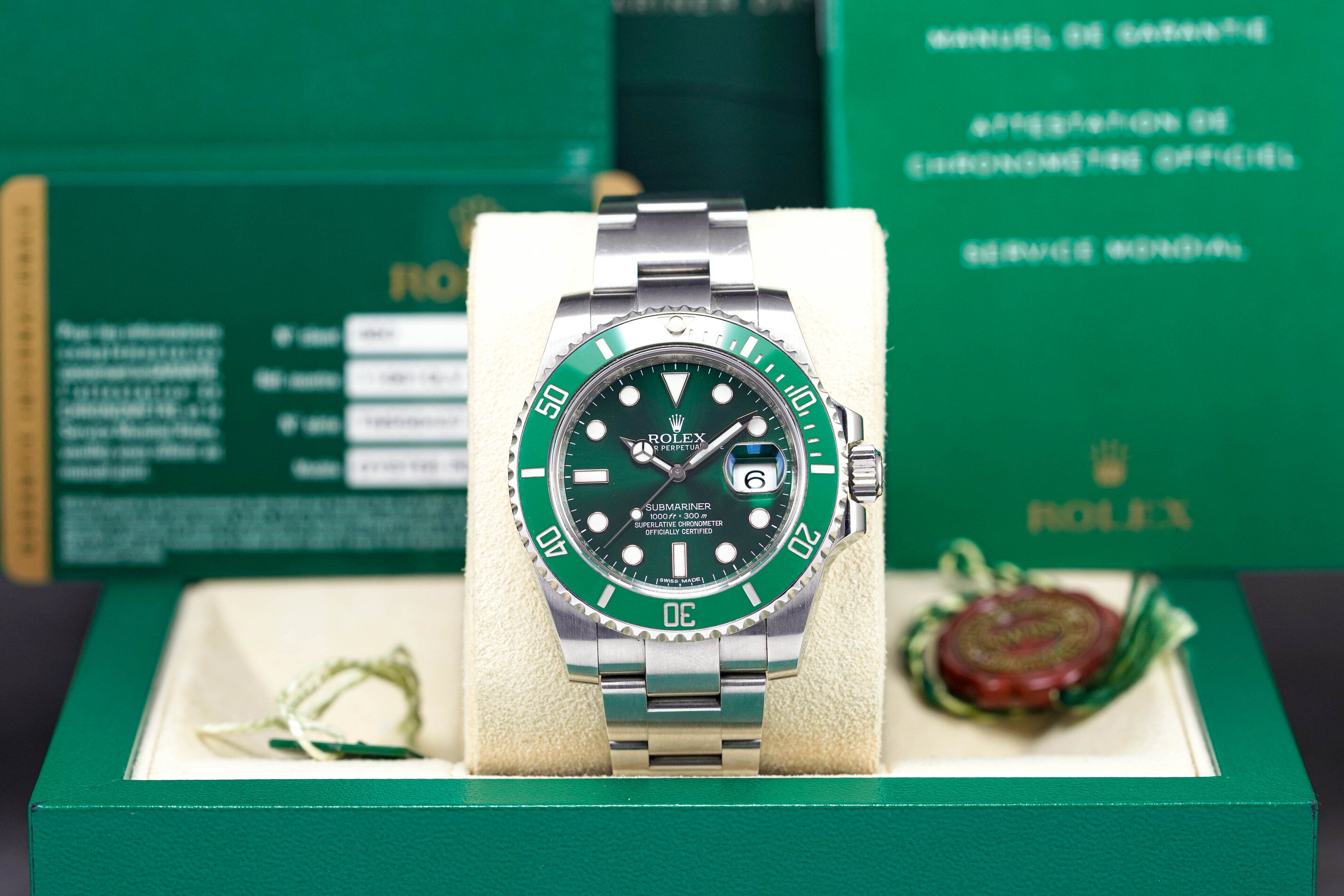 SUBMARINER DATE 40MM 'HULK' (2014)