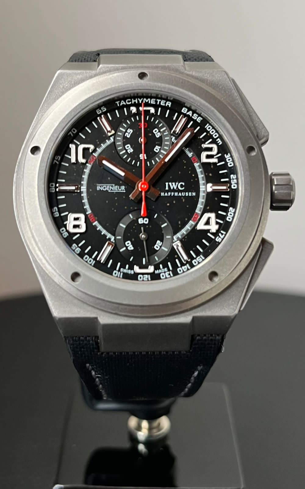 INGENIEUR CHRONOGRAPH AMG TITANIUM BLACK DIAL SMALL SECONDS (WATCH ONLY)