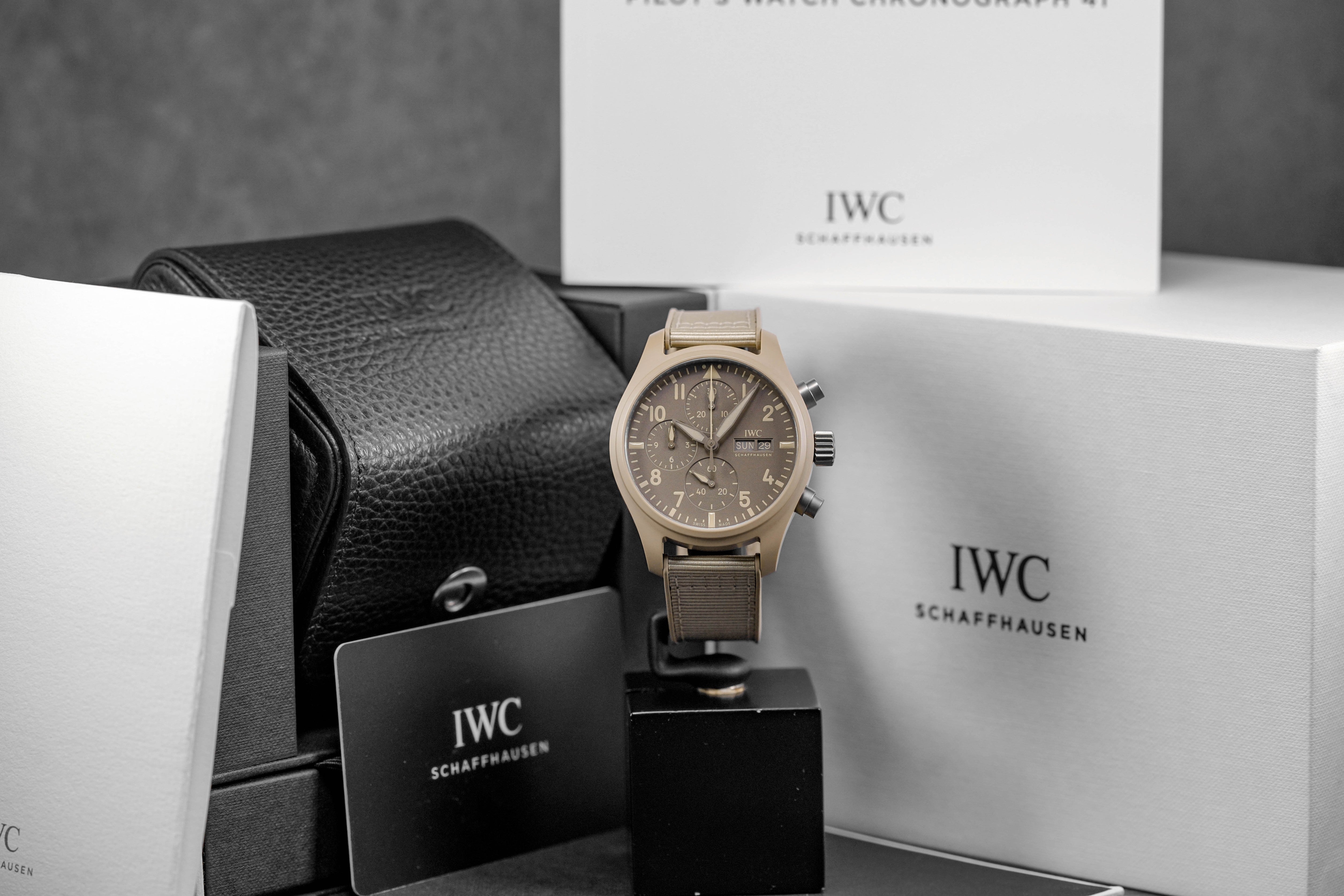 Harga IWC Pilot Chronograph Top Gun Mojave Desert