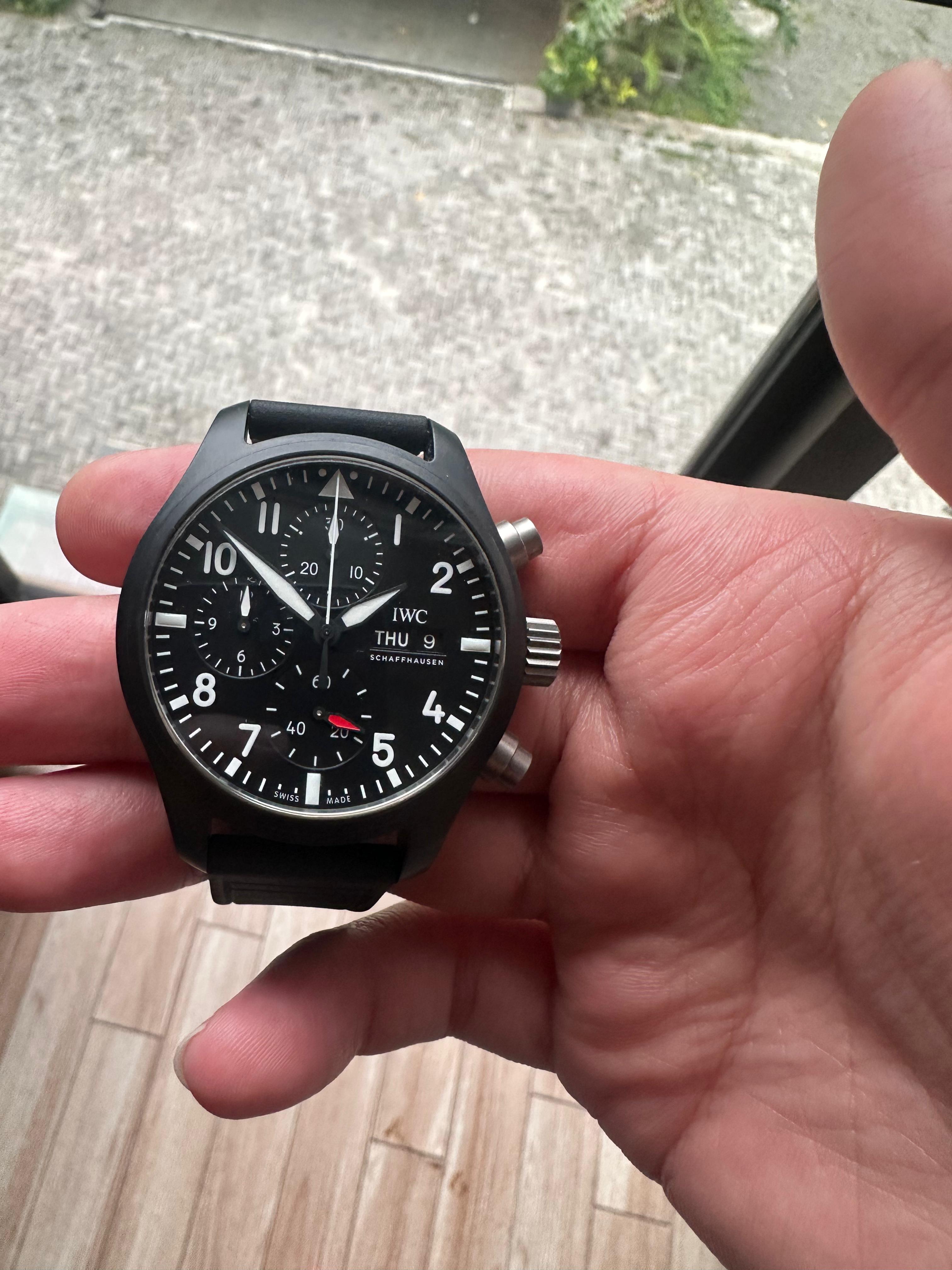 IWC PILOT'S CHRONOGRAPH 41 'TOP GUN' BLACK CERAMIC (2023) IDWX