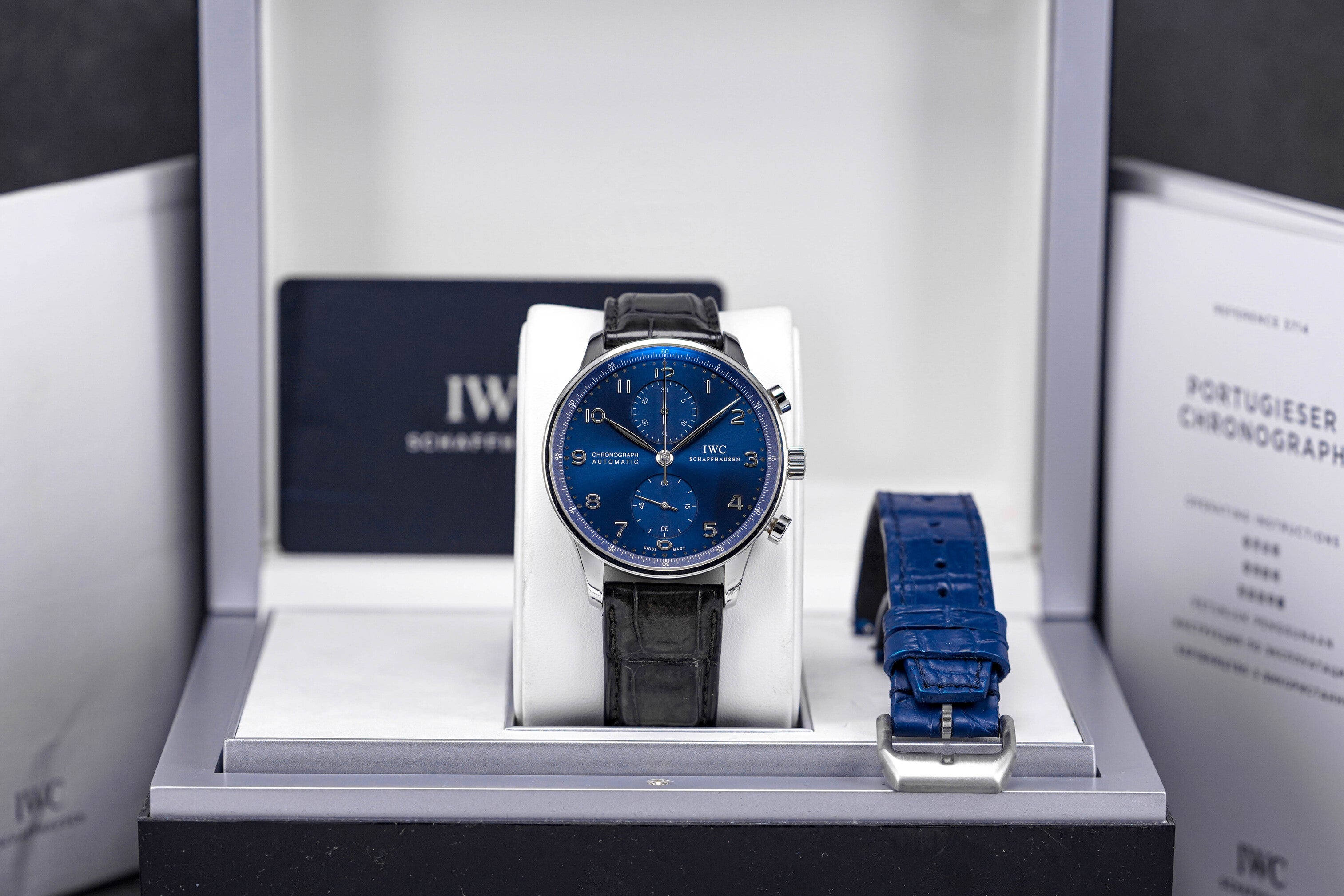 PORTUGIESER CHRONOGRAPH BLUE DIAL (2018)