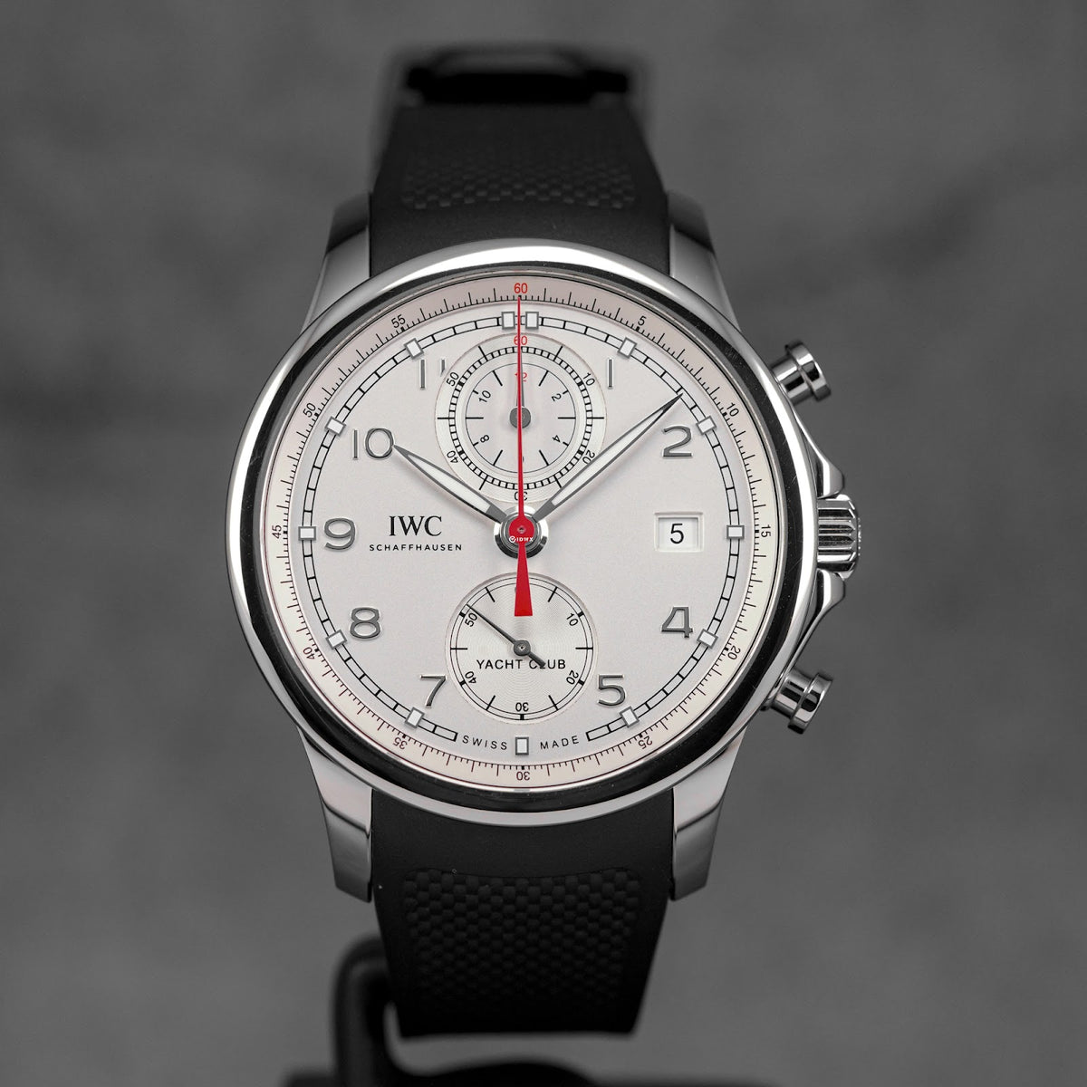 PORTUGIESER YACHT CLUB CHRONOGRAPH SILVER DIAL (UNDATED)